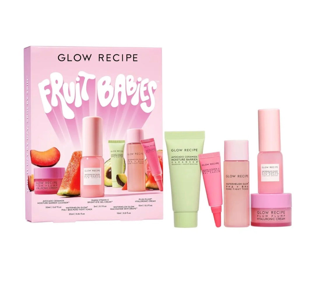 Glow Recipe Fruit Babies Bestsellers 6 piece Kit Travel