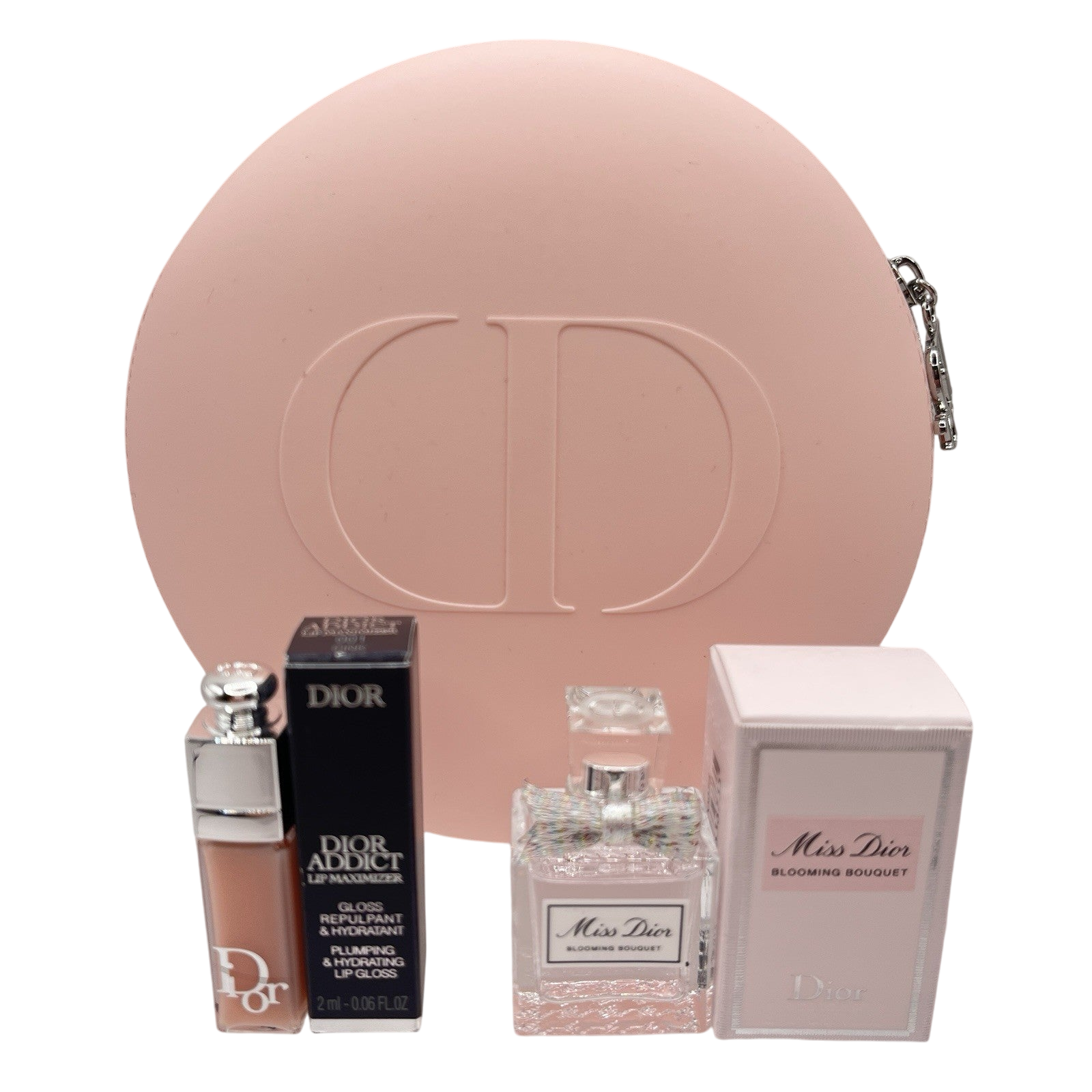 Dior Set Lip Maximizer Miss Dior Blooming Bouquet Fragrance Pink Silicone Pouch