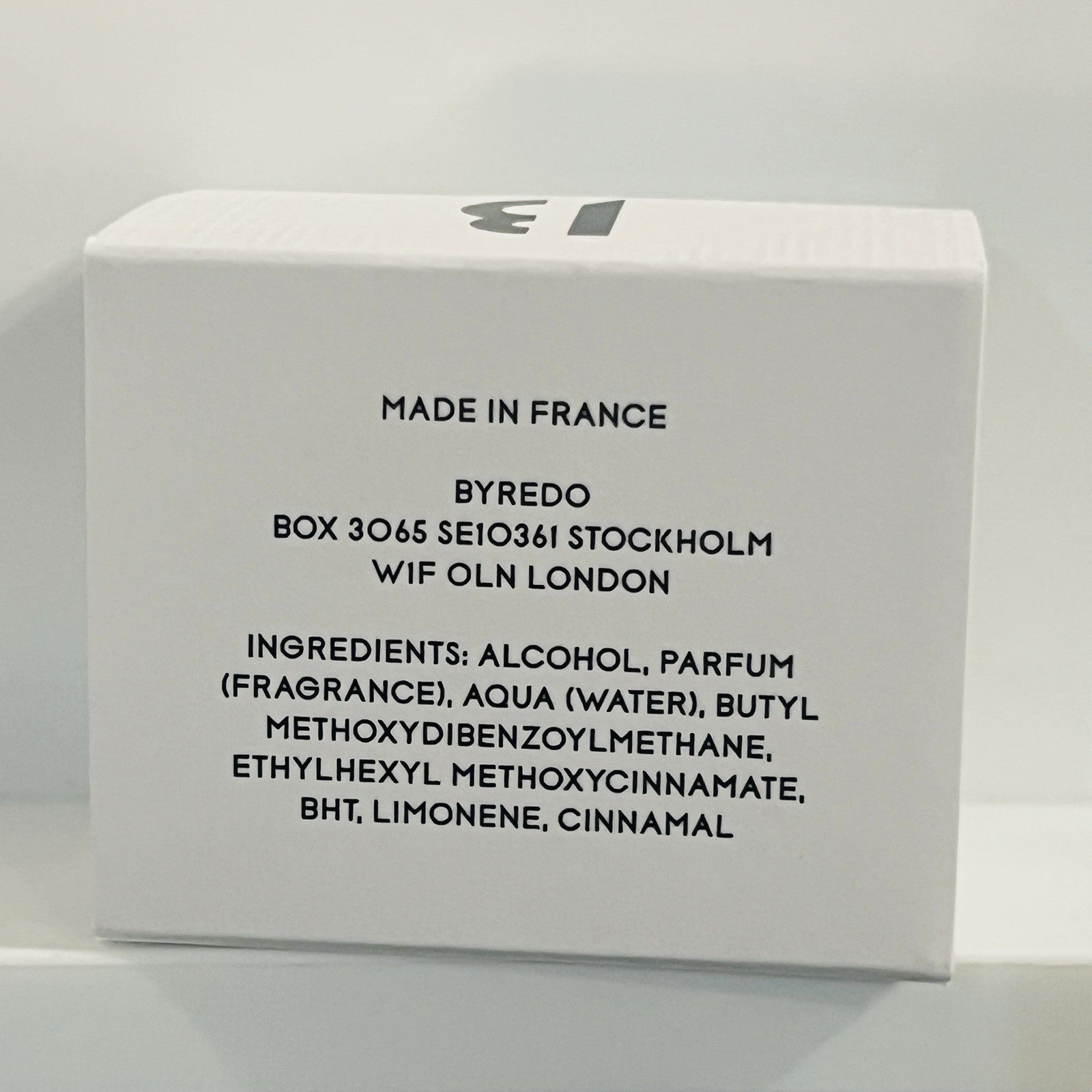 BYREDO Super Cedar Perfume EDP 8ml Limited Edition NEW