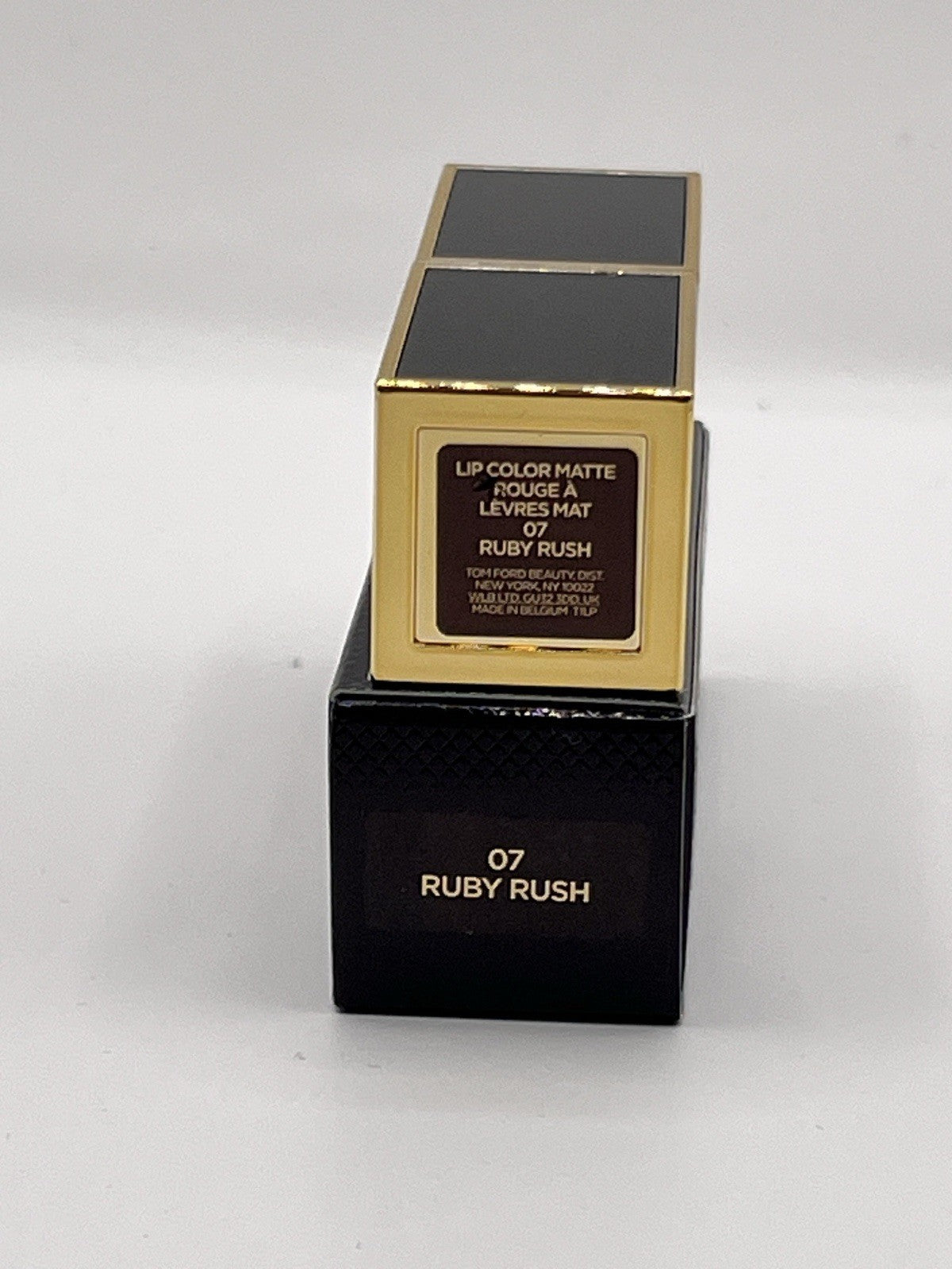 TOM FORD Lip Color 07 Ruby Rush Matte LIPSTICK Fullsize NEW in Box