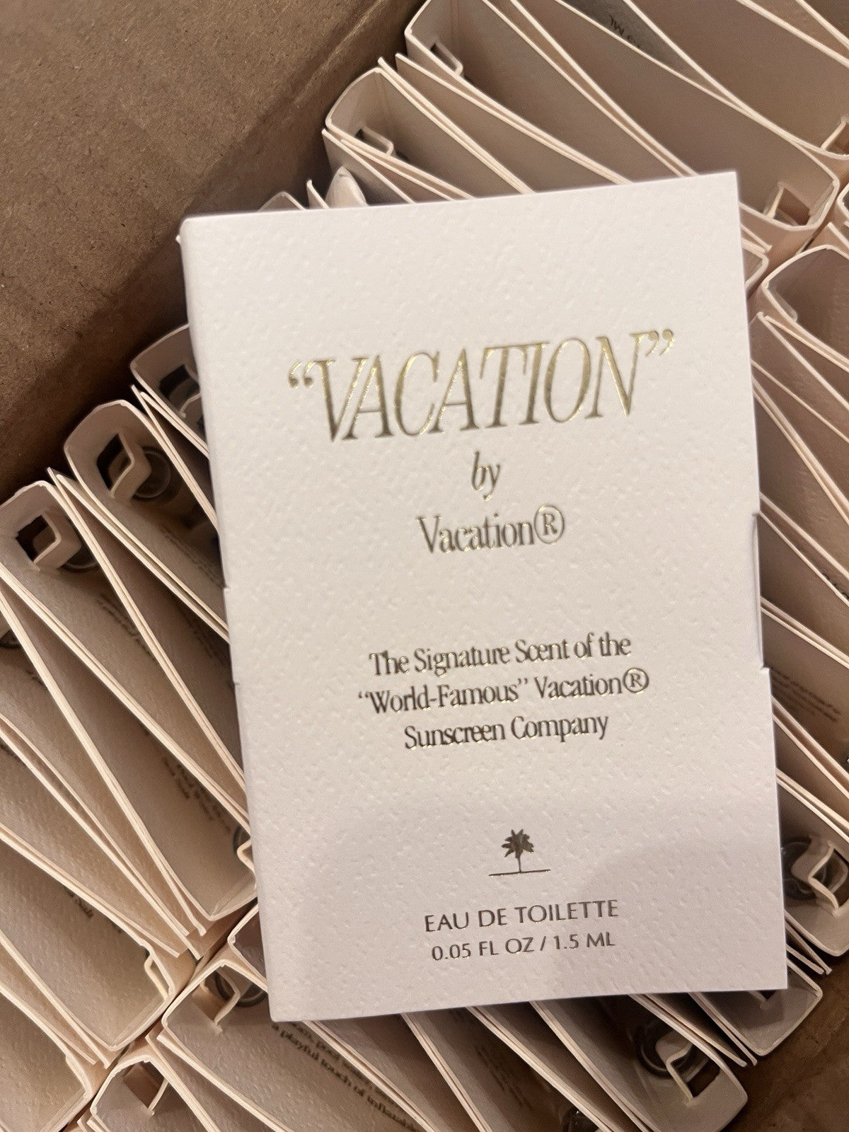 40 pc VACATION by Vacation®️ Fragrance .05oz Carded Sample Discontinued Sold Out