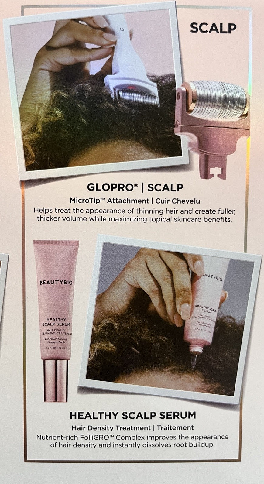 Beauty Bio GloPRO Microneedling Face Body Scalp 8 Pc Head to Toe Complete Set
