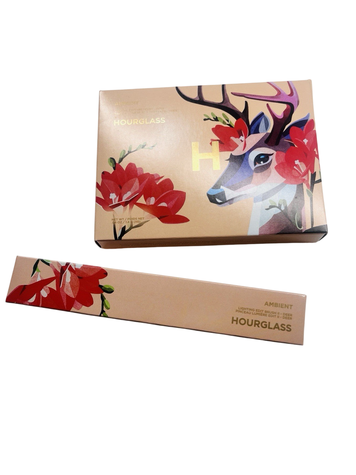 Hourglass DEER Ambient Lighting SET Palette + Brush BRAND NEW Limited Edition
