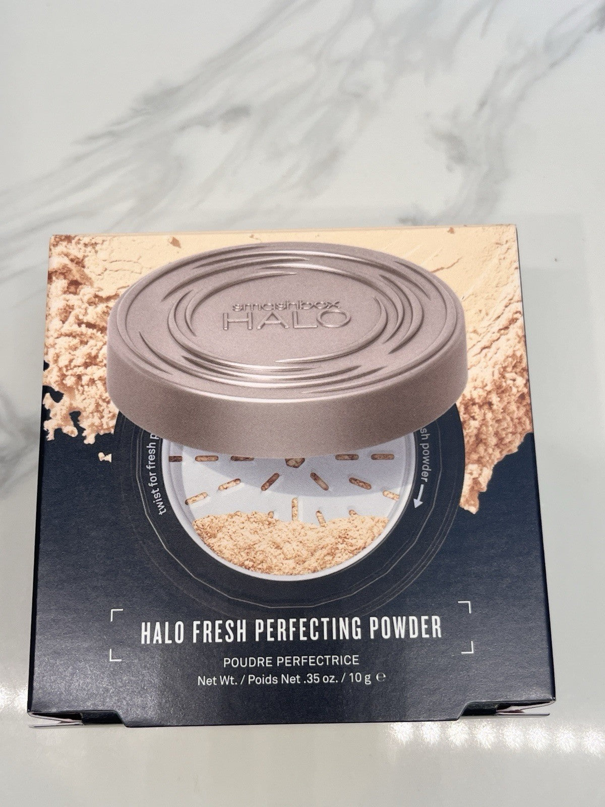 Smashbox Halo Fresh Perfecting Powder FAIR 35oz /10g NEW