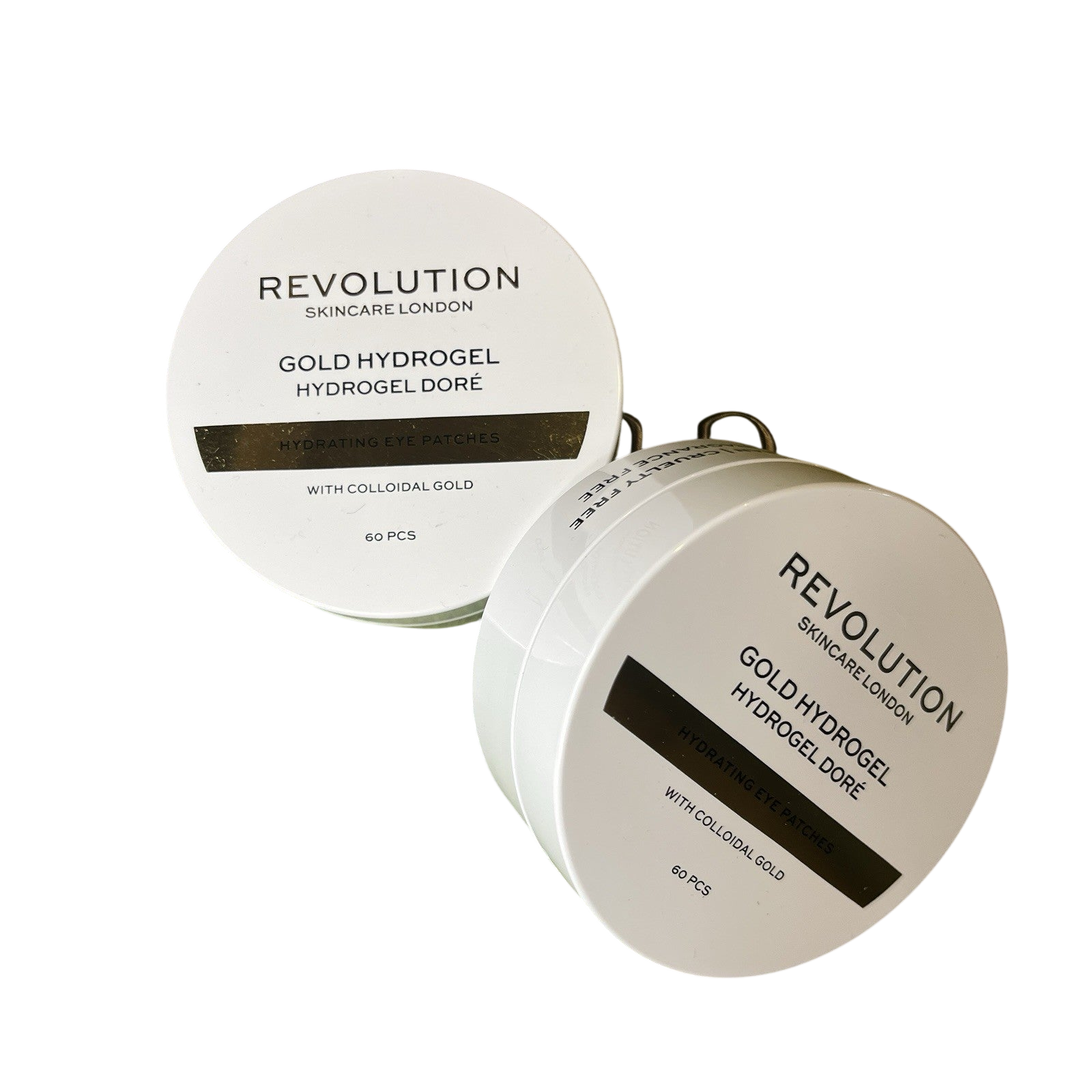 2 Revolution Skincare London Gold Hydrogel Hydrating Eye Patches SEALED