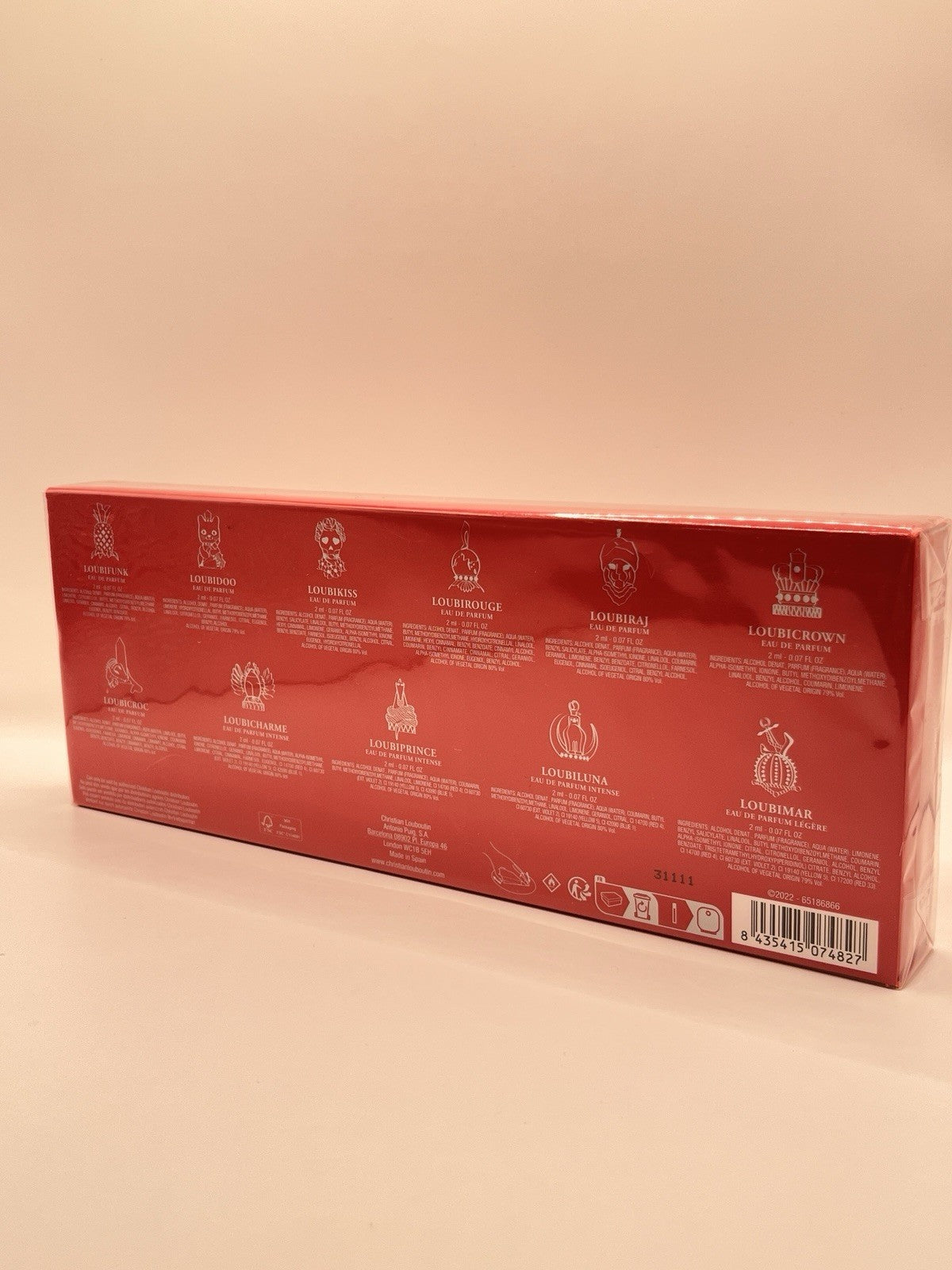 Christian Louboutin Fragrance Discovery Perfume Set Fragrances 2ml x 11 Sealed