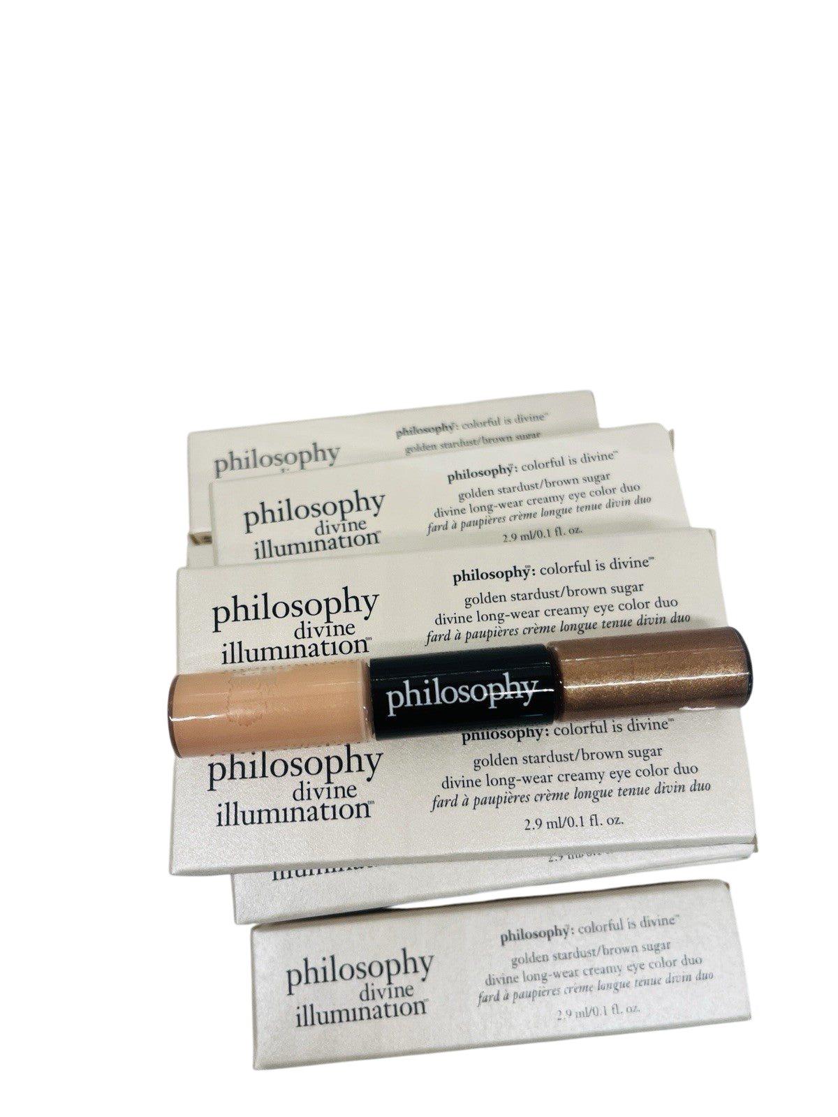 Philosophy Divine Illumination Eye Color Duo Brown Sugar Gold Stardust Lot of 10