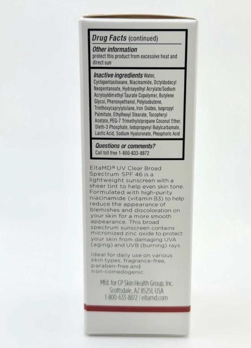 Elta TINTED SPF 46 Sunscreen 1.7oz EXP 2027 New