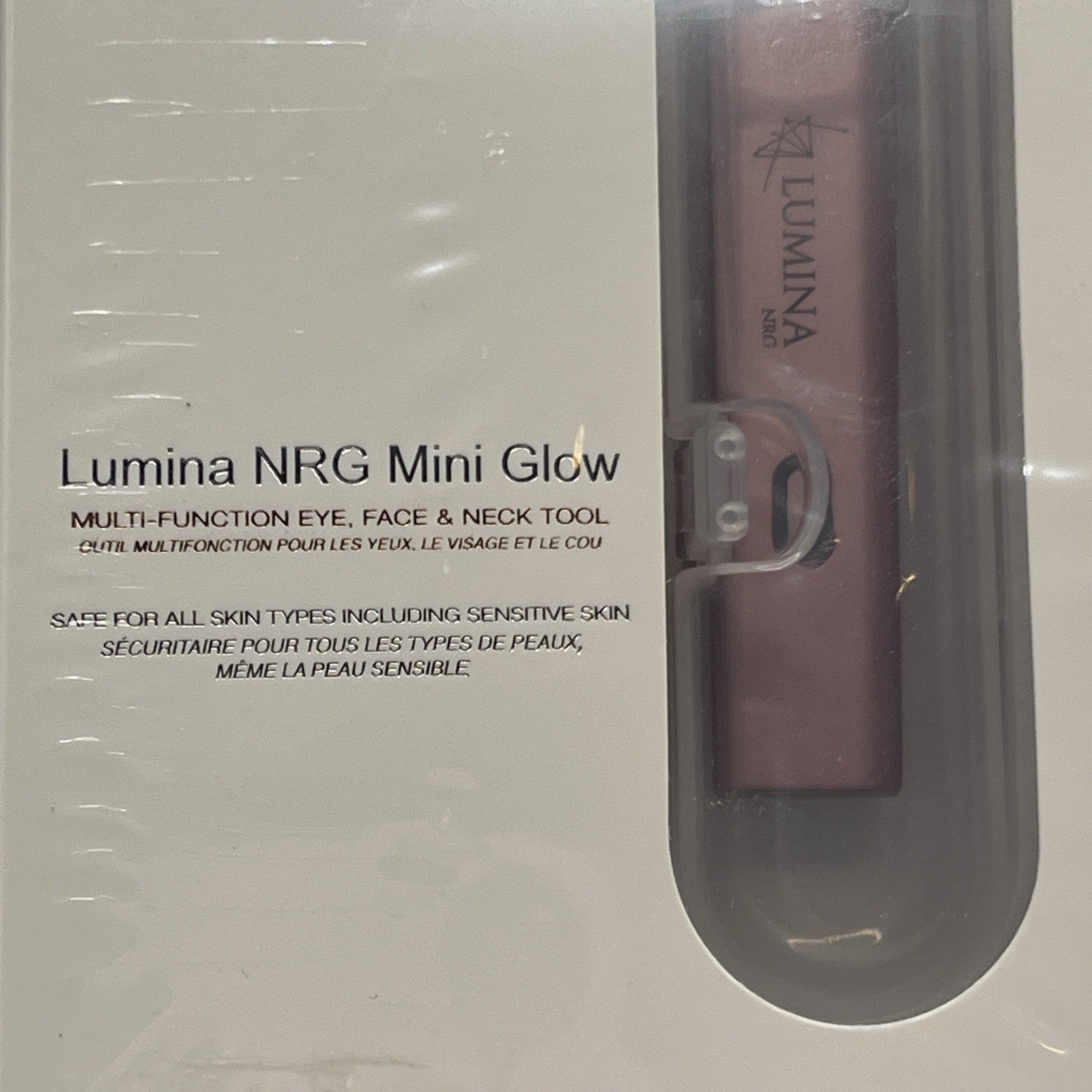 Lumina Mini Glow 6" Firming Device Eye Face & Neck Gel Primer Skincare NEW Pink