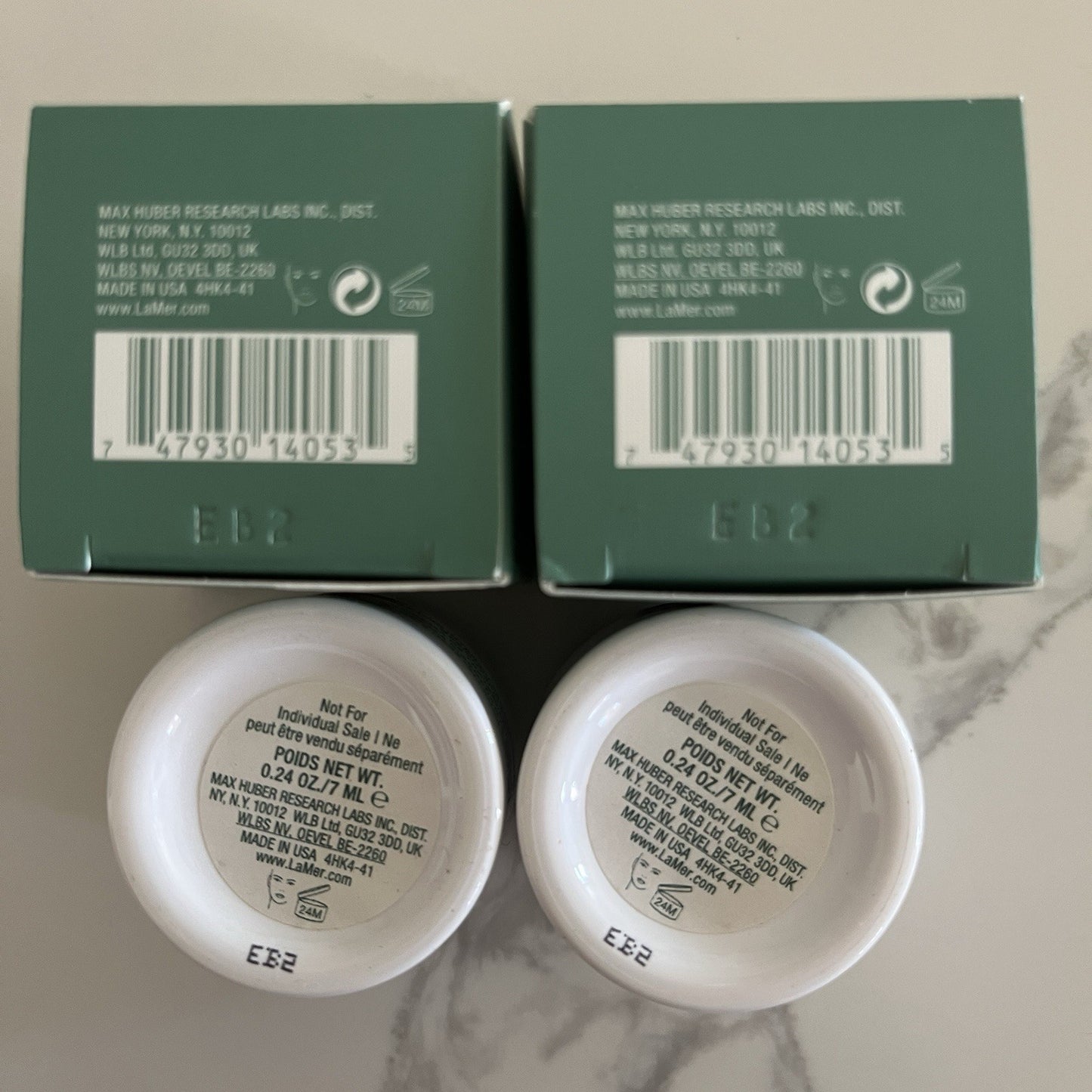2 • LA MER The Moisturizing Soft Cream Deluxe Travel 7ml NEW