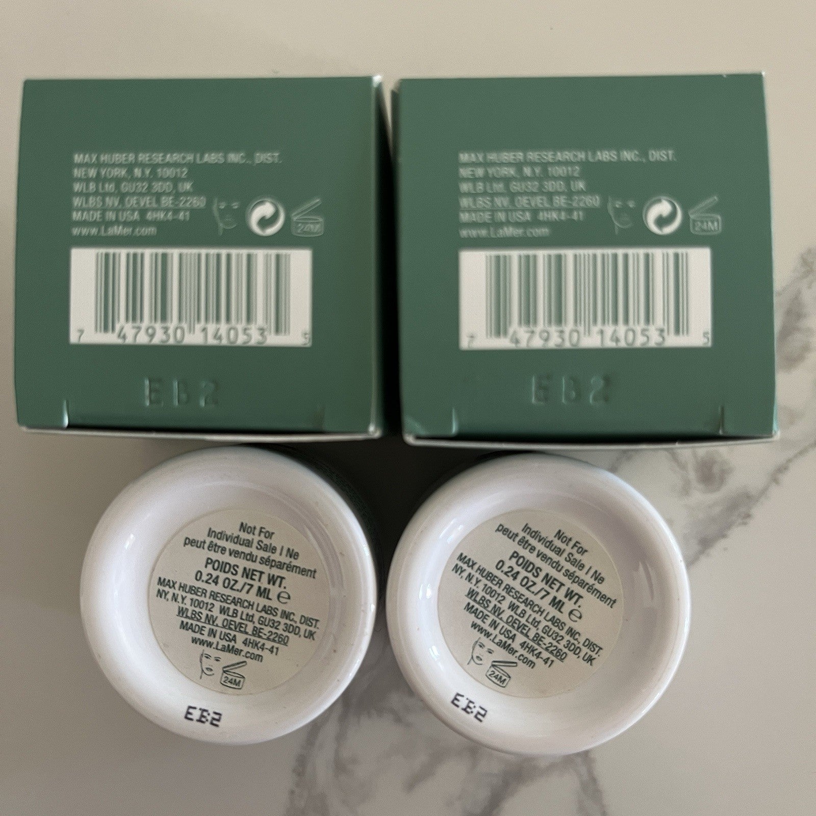 2 • LA MER The Moisturizing Soft Cream Deluxe Travel 7ml NEW