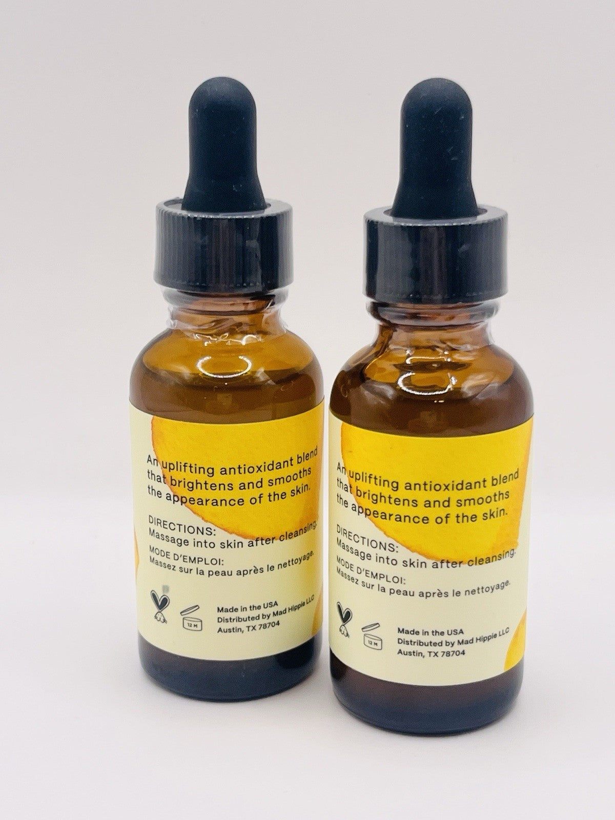 2 • Mad Hippie Vitamin C Serum Hyaluronic 8 Actives 30ml 1.02oz New Sealed