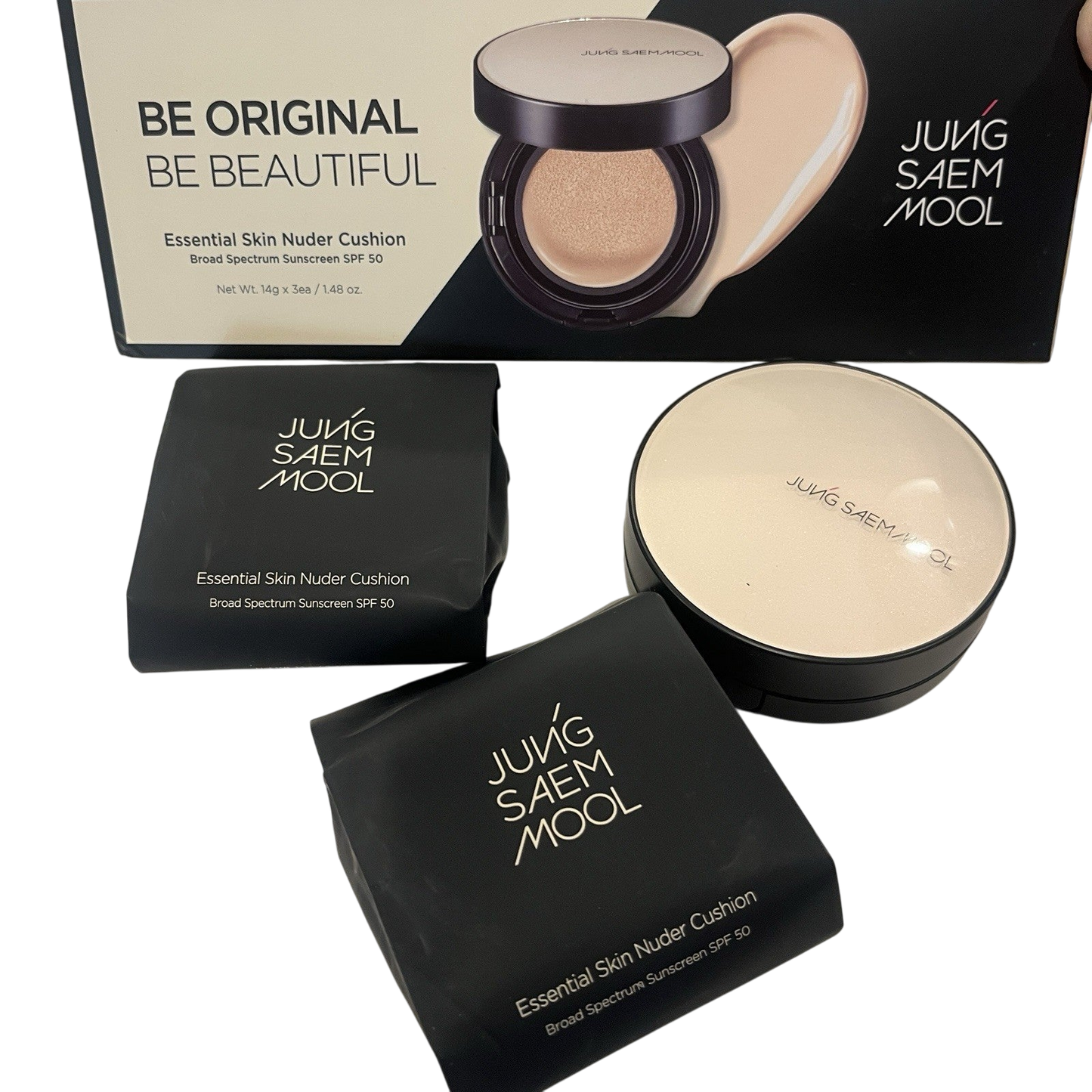 JUNG SAEM MOOL Skin Nuder SET Cushion + Compact 17 FAIR LIGHT