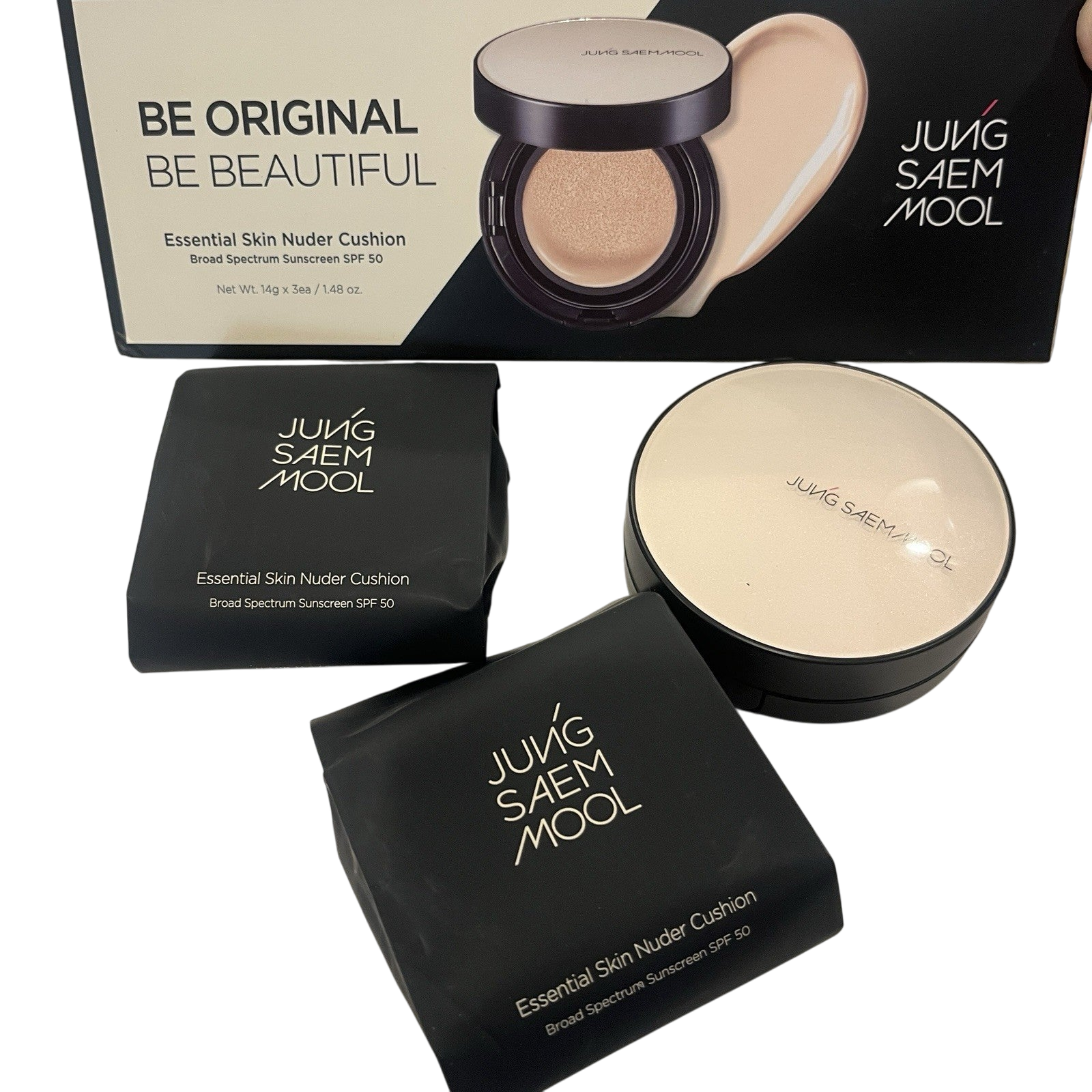 JUNG SAEM MOOL Skin Nuder SET Cushion + Compact 17 FAIR LIGHT