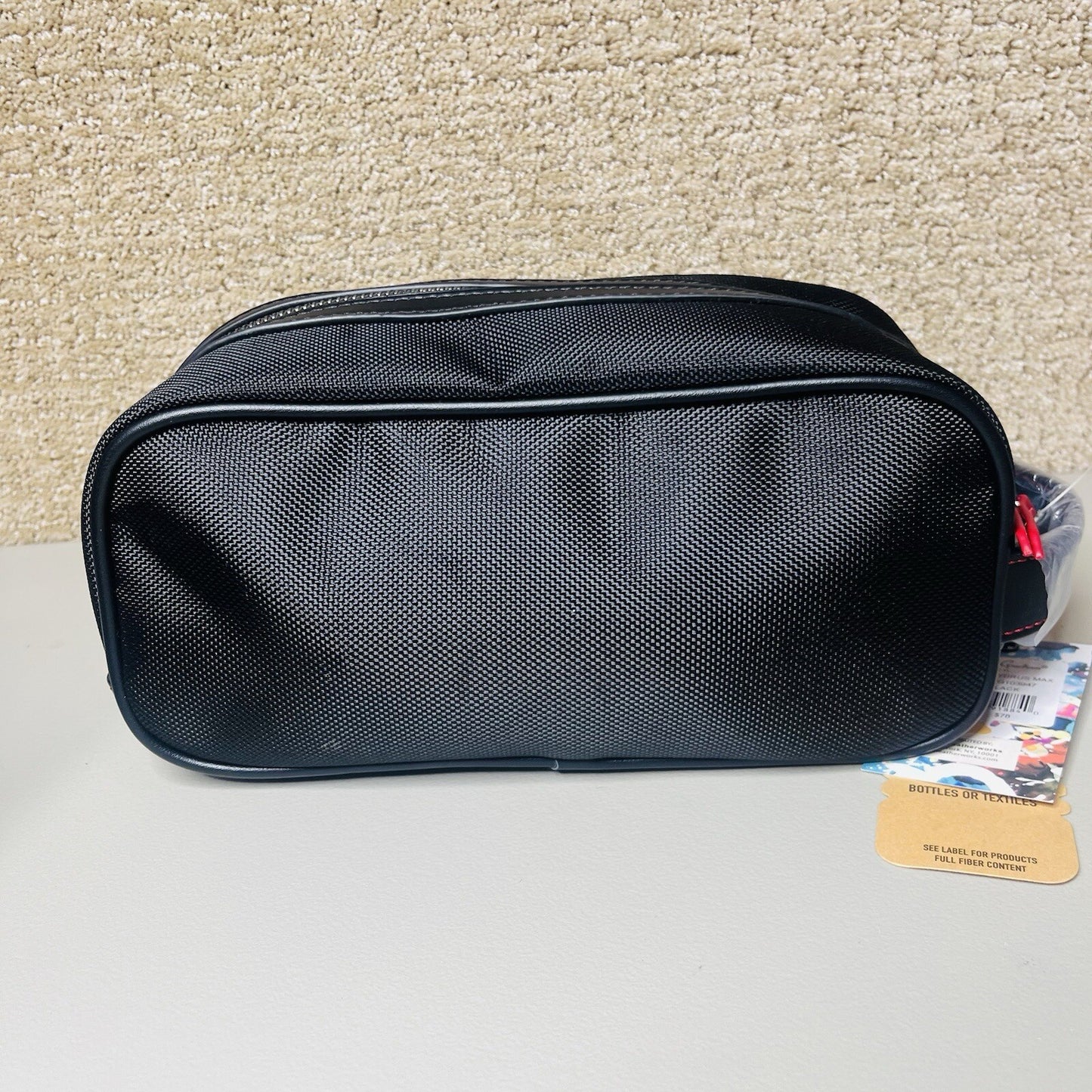 Robert Graham Mens Toiletry Bag Hydrus Max Travel Tote NEW $98 MSRP