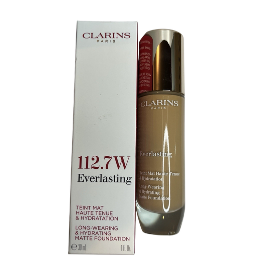 Clarins Foundation Everlasting 112.7 Macchito Long Wearing & Hydrating 30ml NEW