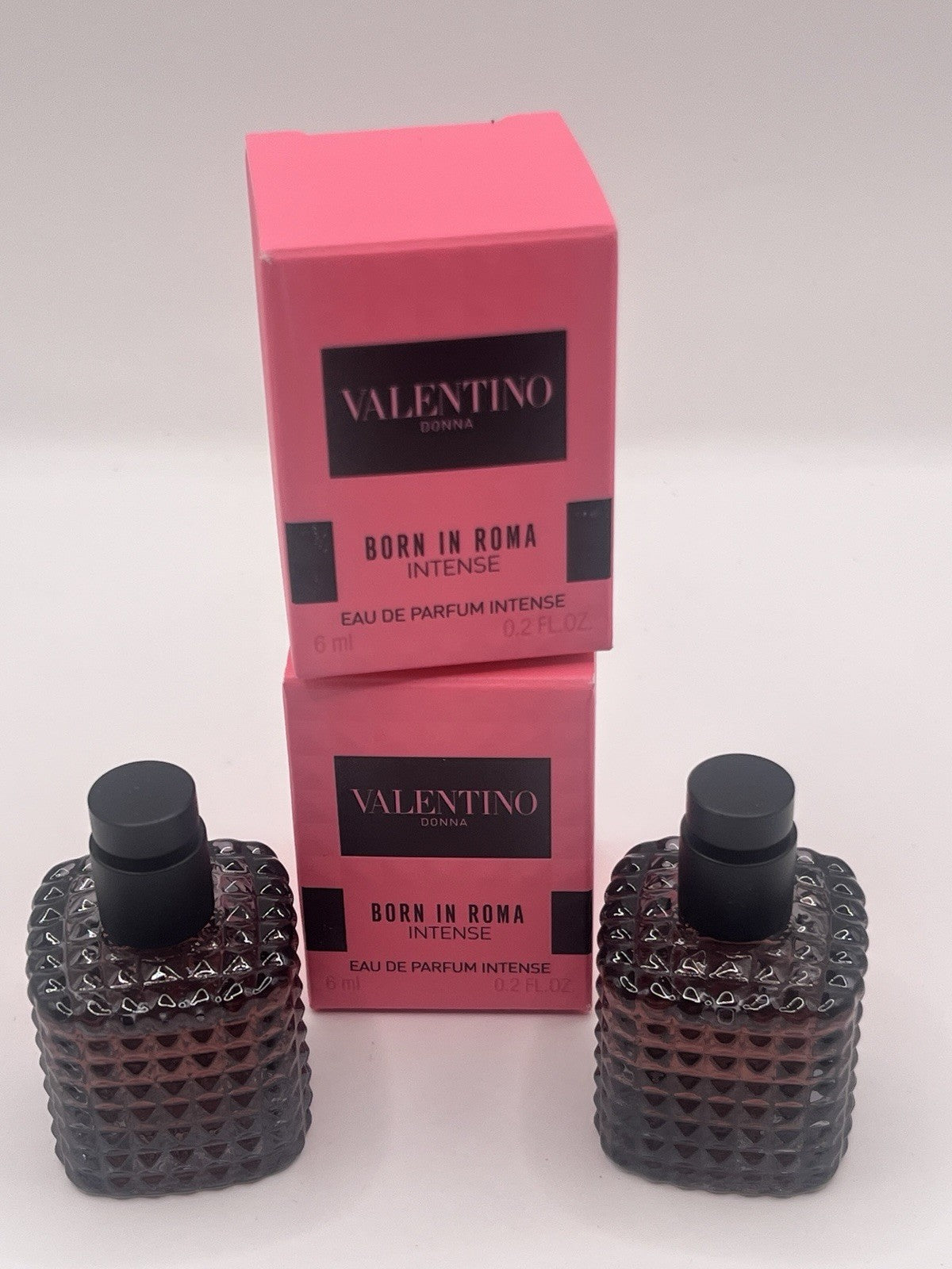 2 • Valentino Donna Born in Roma Intense EDP Perfume Mini Splash Dabber 6ml NEW