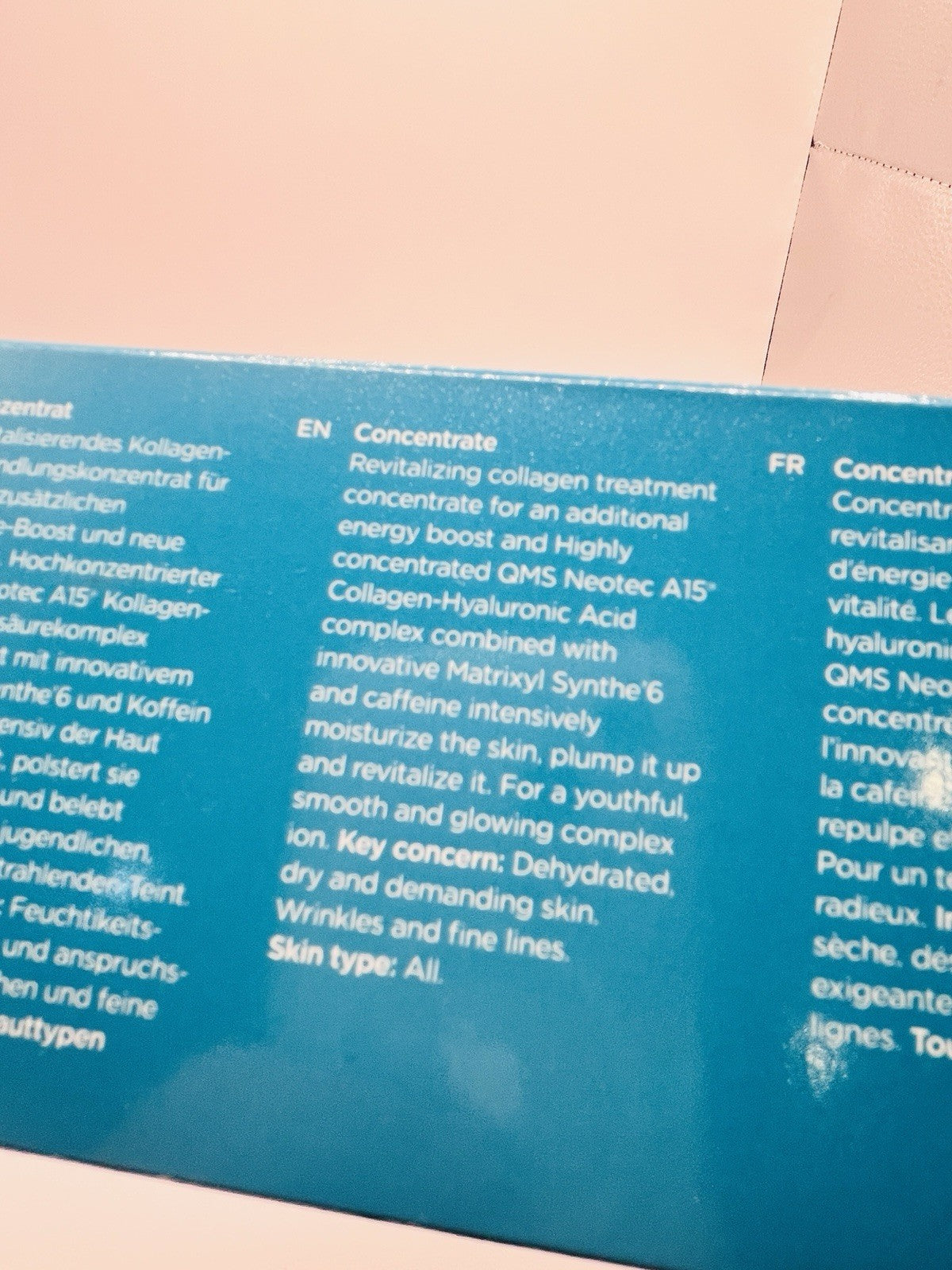 QMS Medicosmedics Collagen Concentrate System 7 Day Treatment Routine NEW