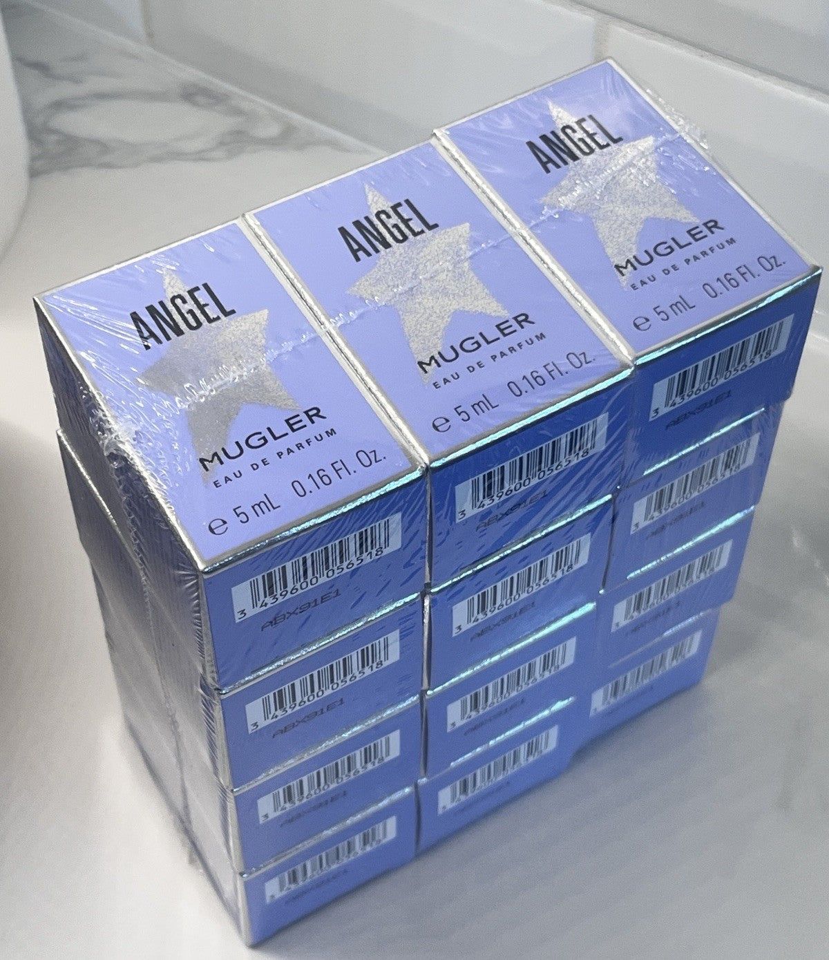 12 x ANGEL by Mugler Parfum 5ml 0.16oz Travel Splash Dabber NEW Case