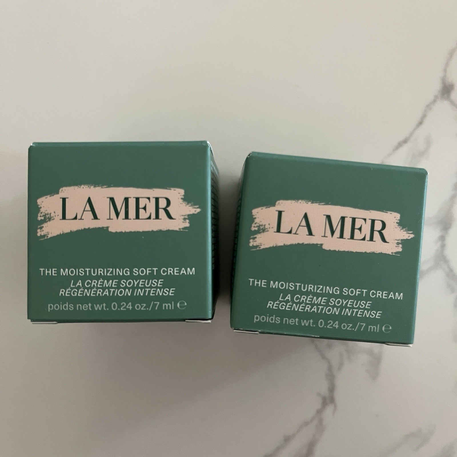 2 • LA MER The Moisturizing Soft Cream Deluxe Travel 7ml NEW
