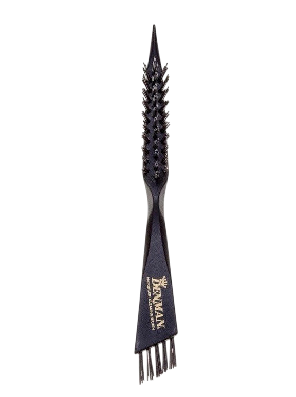 Denman Hairbrush Cleaning Tool 3 Way Brush Stiff Bristle Pointed Tip DCB1