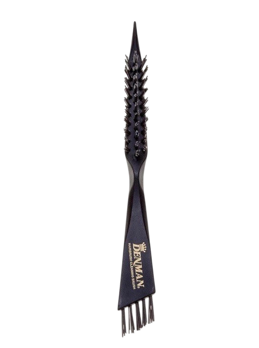 Denman Hairbrush Cleaning Tool 3 Way Brush Stiff Bristle Pointed Tip DCB1
