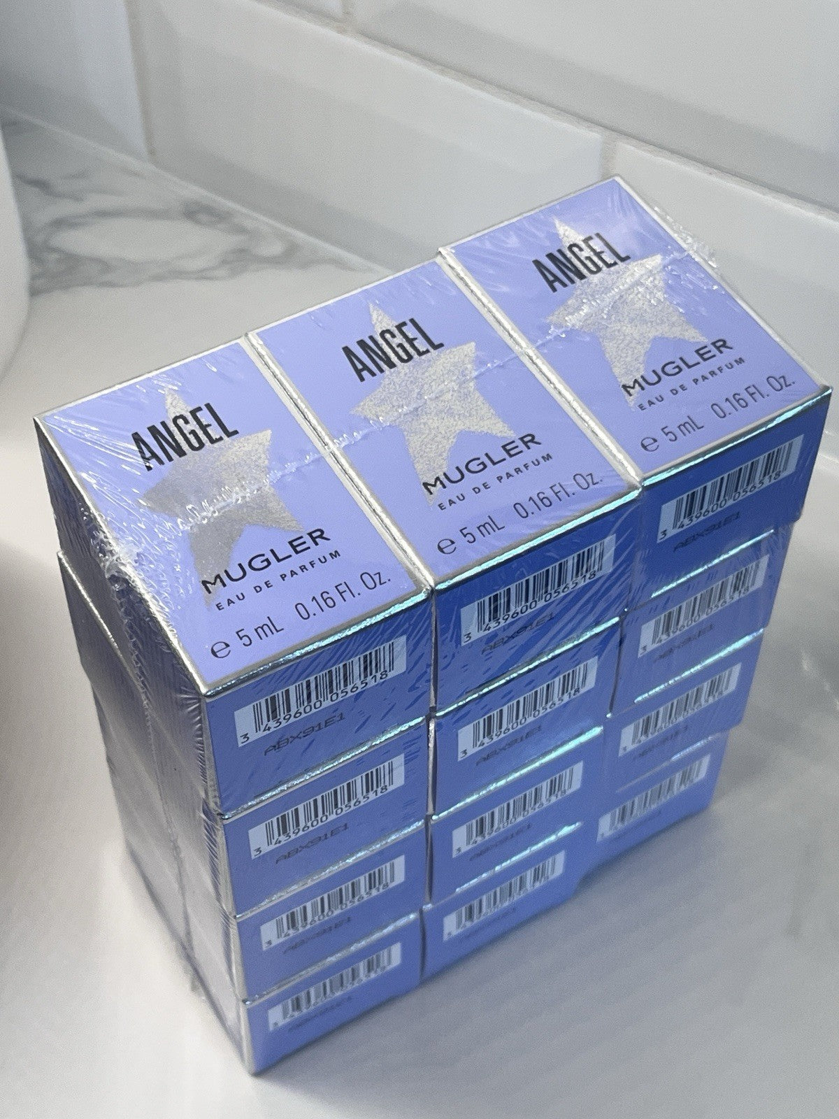 12 x ANGEL by Mugler Parfum 5ml 0.16oz Travel Splash Dabber NEW Case