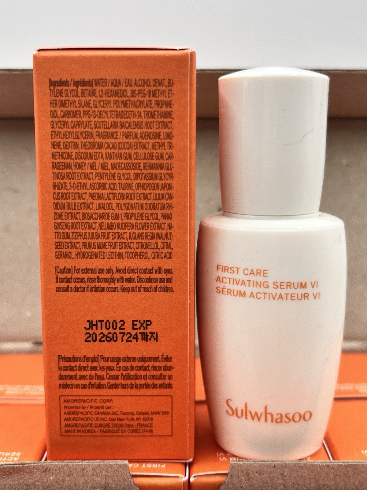 12 SULWHASOO First Care Activating Serum VI Deluxe Travel .27oz Korean Skincare