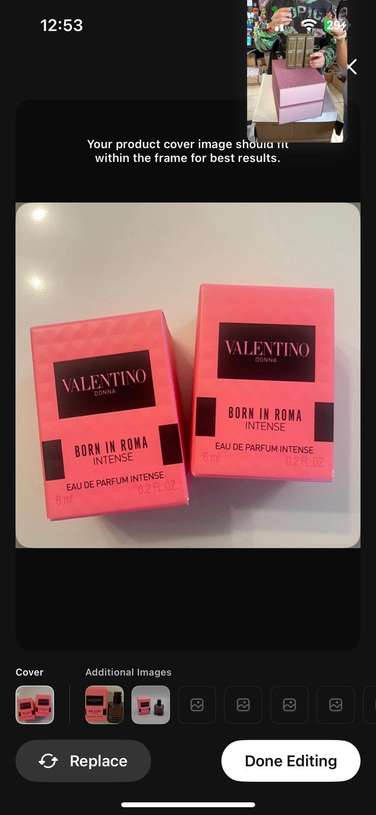 2 • Valentino Donna Born in Roma Intense EDP Perfume Mini Splash Dabber 6ml NEW