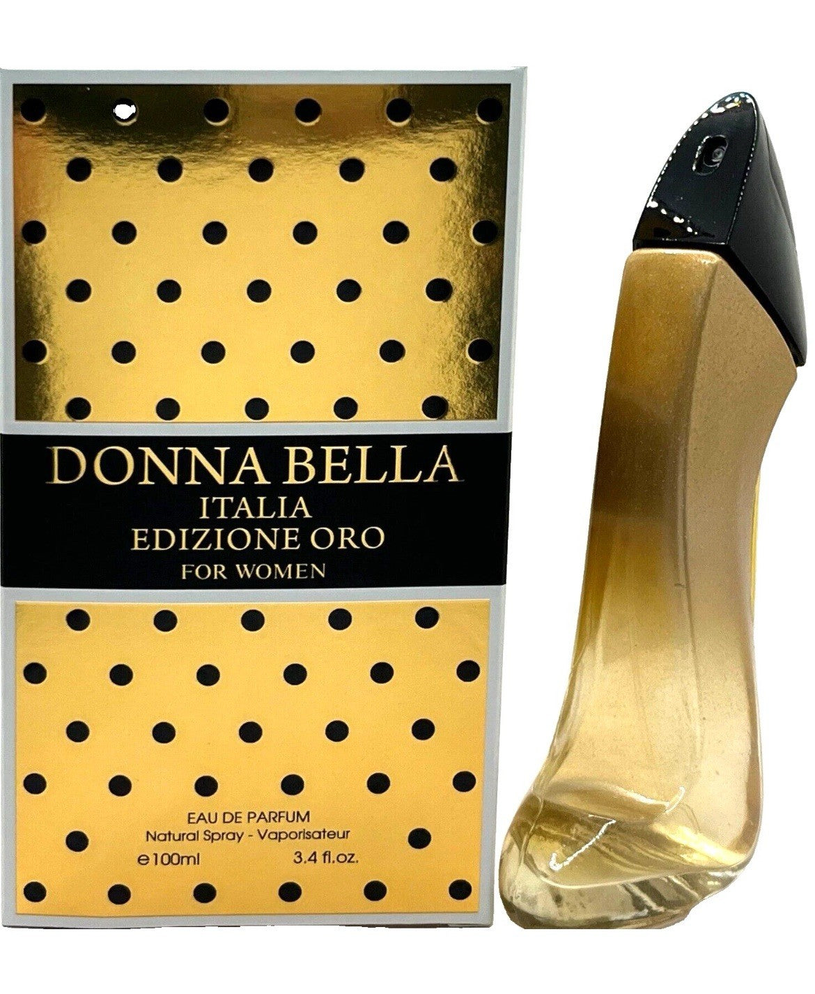 DONNA BELLA ITALIA EDIZIONE ORO eau de PARFUM Spray Women 3.4oz 100ml Sealed