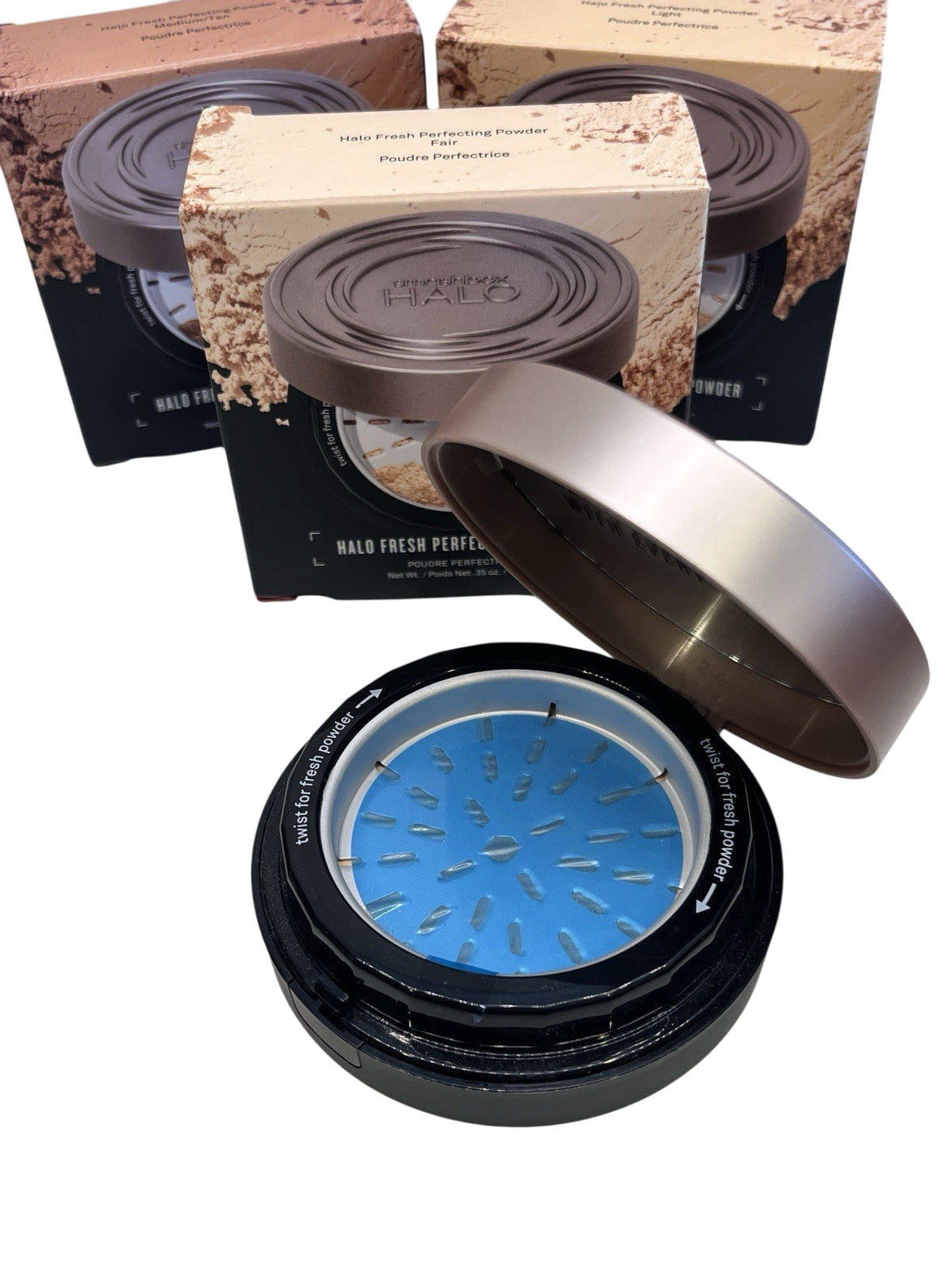 Smashbox Halo Fresh Perfecting Powder MEDIUM 35oz 10g New In Box