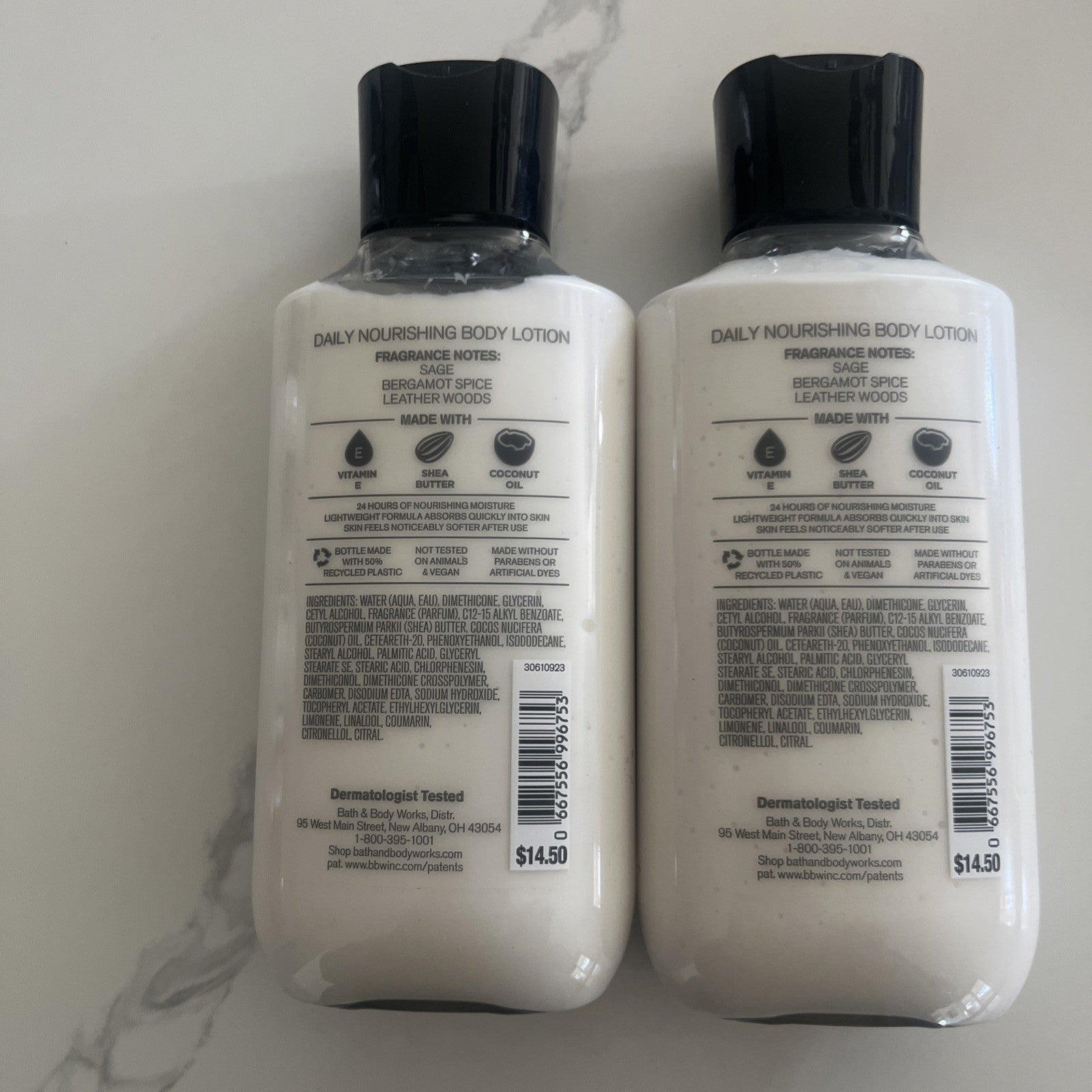 2x Bath and Body works GRAPHITE 24 HR Moisture Body Lotion Mens Collection 8 oz
