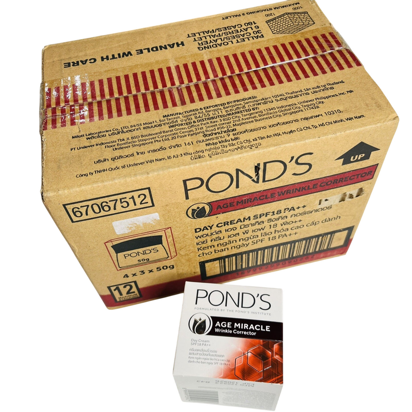 12 x PONDS Miracle Wrinkle Cream Corrector SPF 18