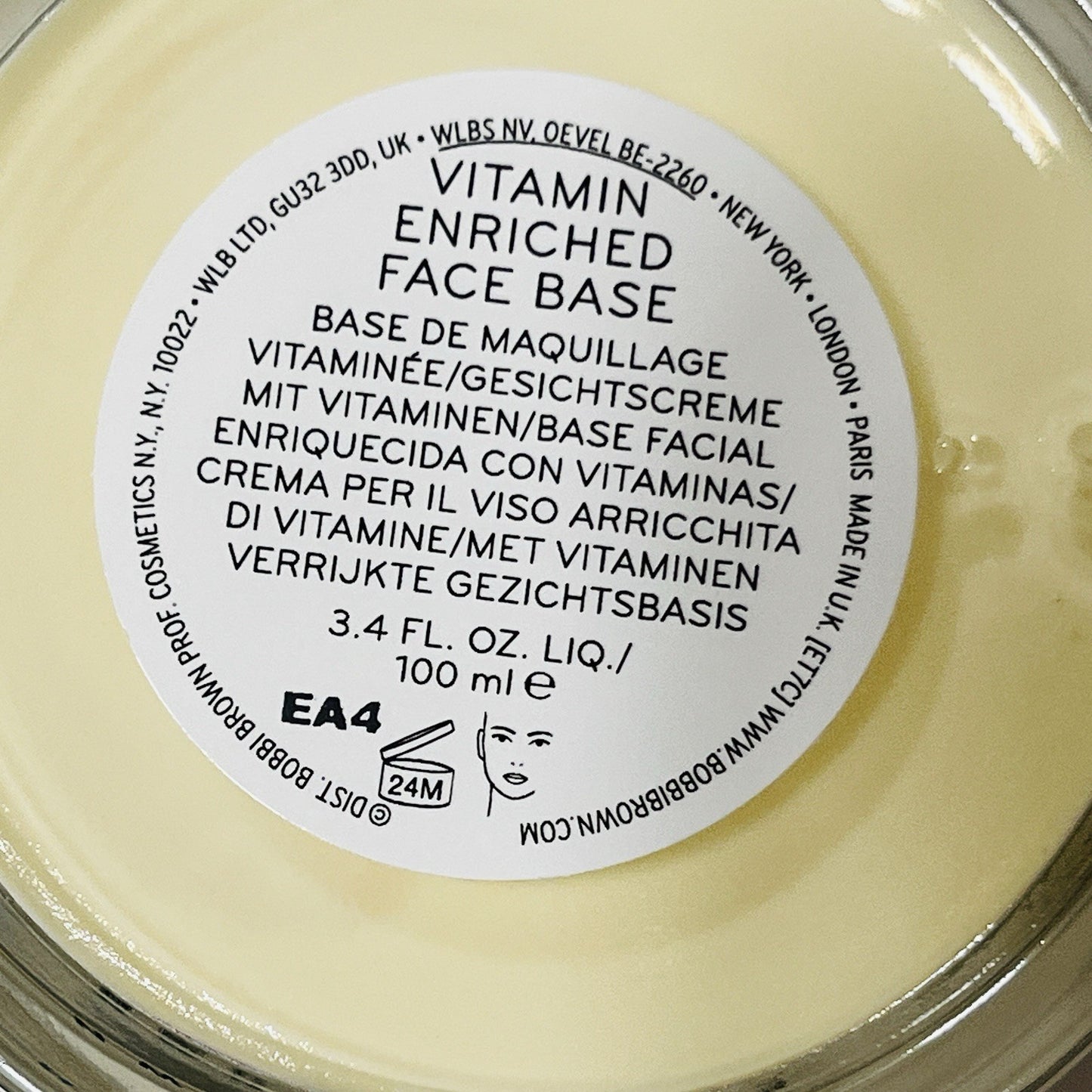 Bobbi Brown Vitamin Enriched Face Base All In One Premier Moisturizer 100ml NEW