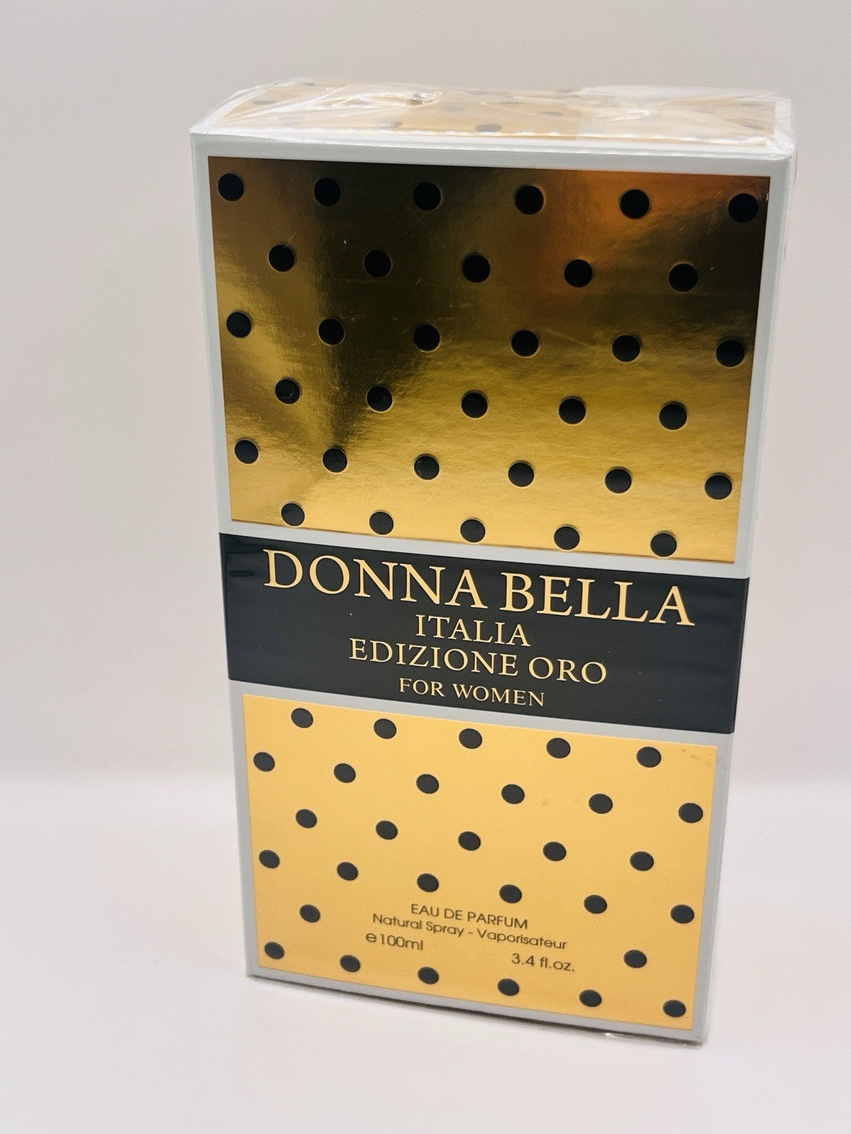 DONNA BELLA ITALIA EDIZIONE ORO eau de PARFUM Spray Women 3.4oz 100ml Sealed
