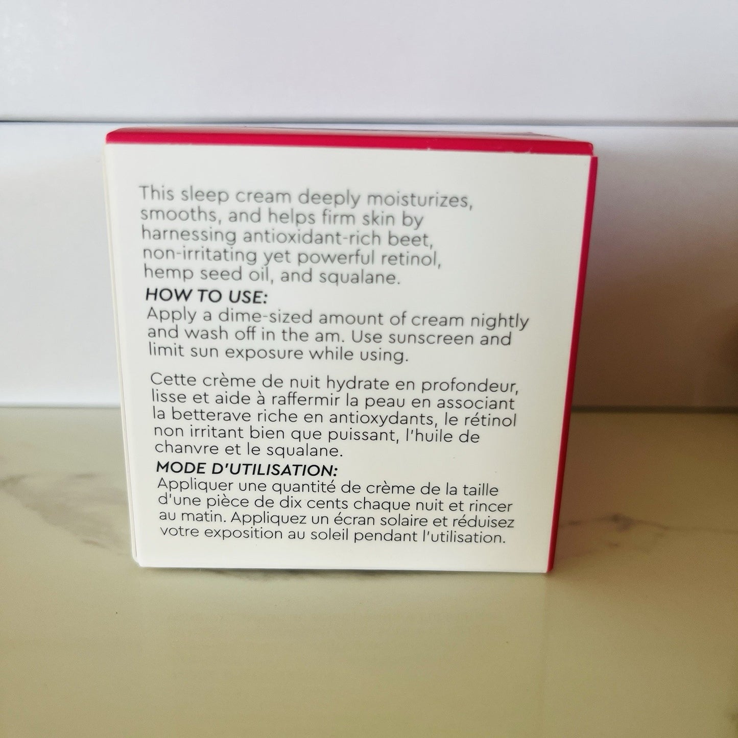 Sweet Chef FIRMING MASK Retinol + Beet Anti Aging All Natural 50 ml NEW