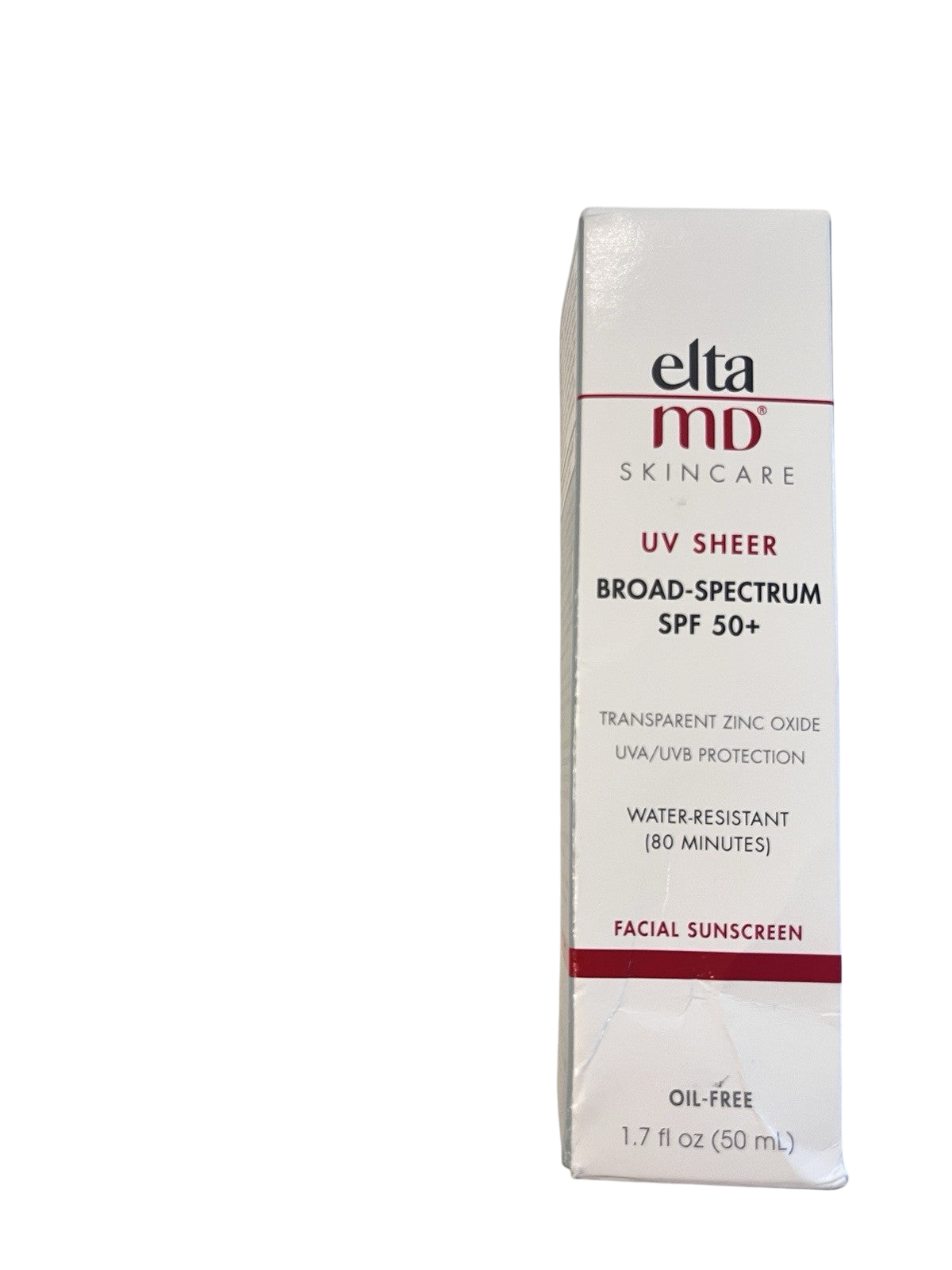 EltaMD UV Sheer Broad Spectrum SPF 50+ 1.7 oz Sun Protection Water Resistant