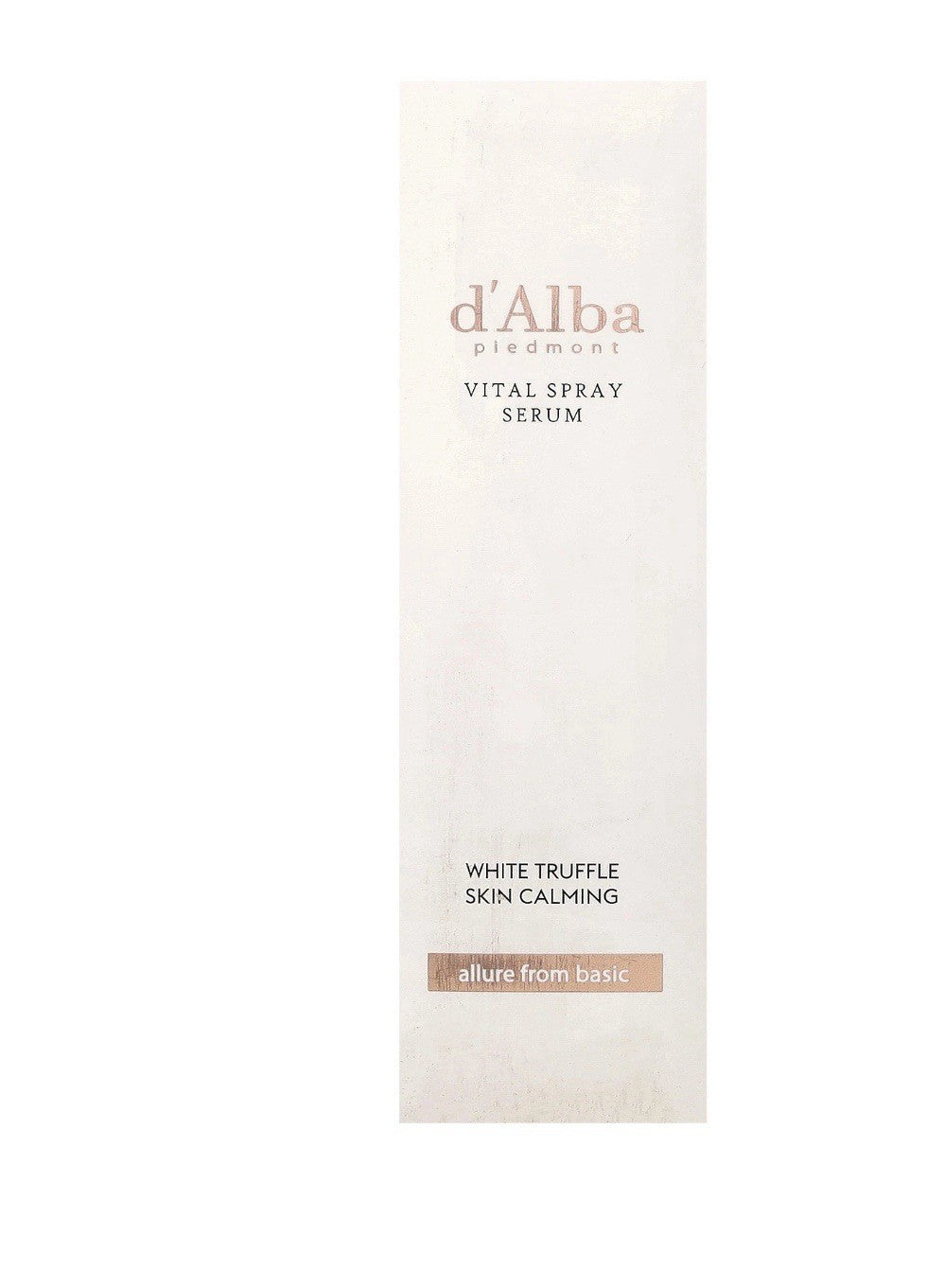 d'Alba White Truffle Skin Calming Vital Spray Serum 100 ml Korean Skincare