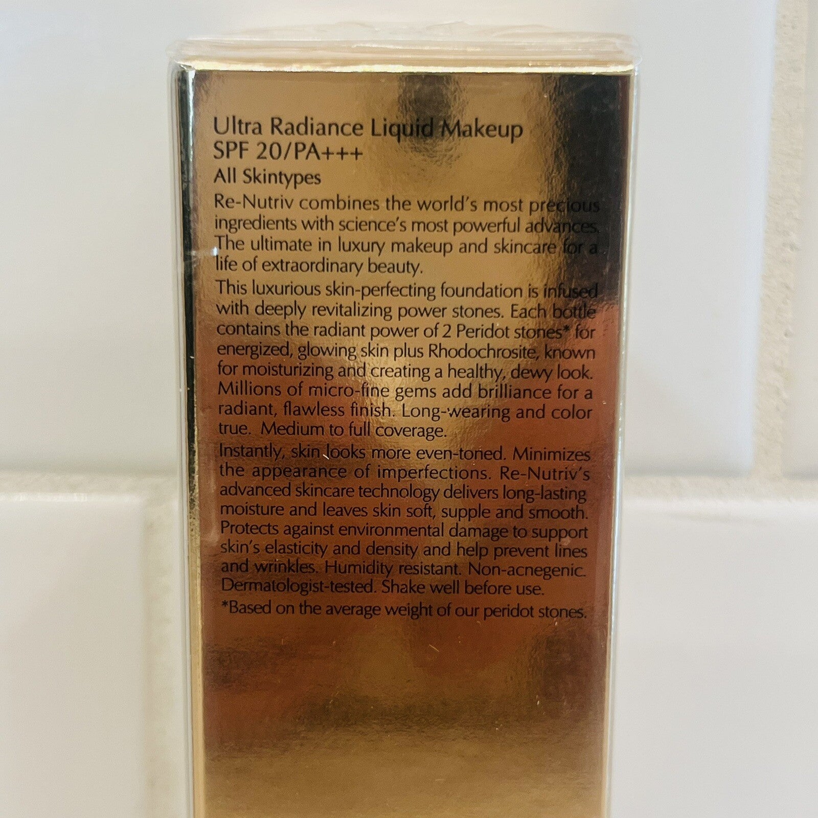 Estee Lauder ReNutriv Foundation Liquid Radiance 2W0 WARM VANILLA Sealed
