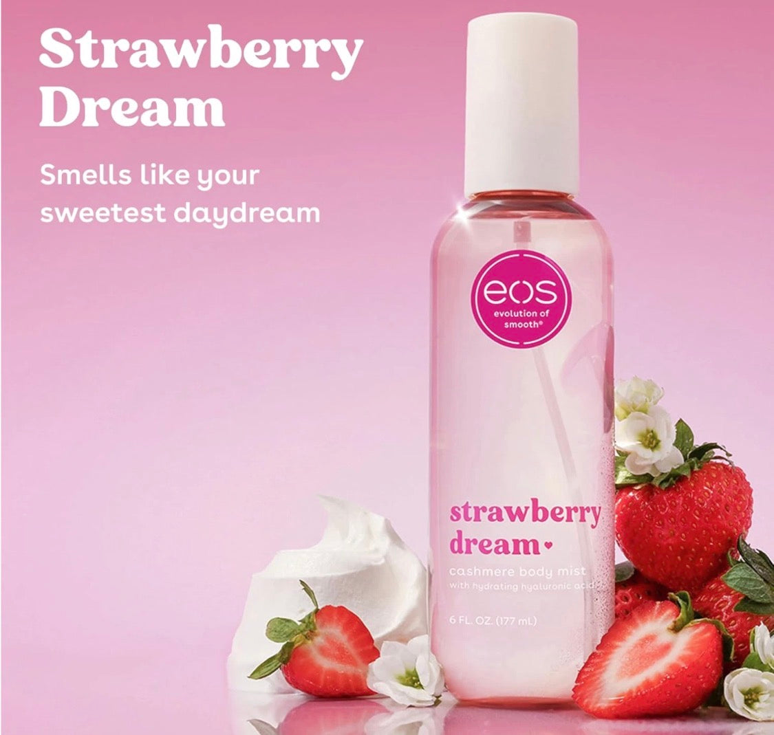 eos Strawberry Dream Hair Body Mist