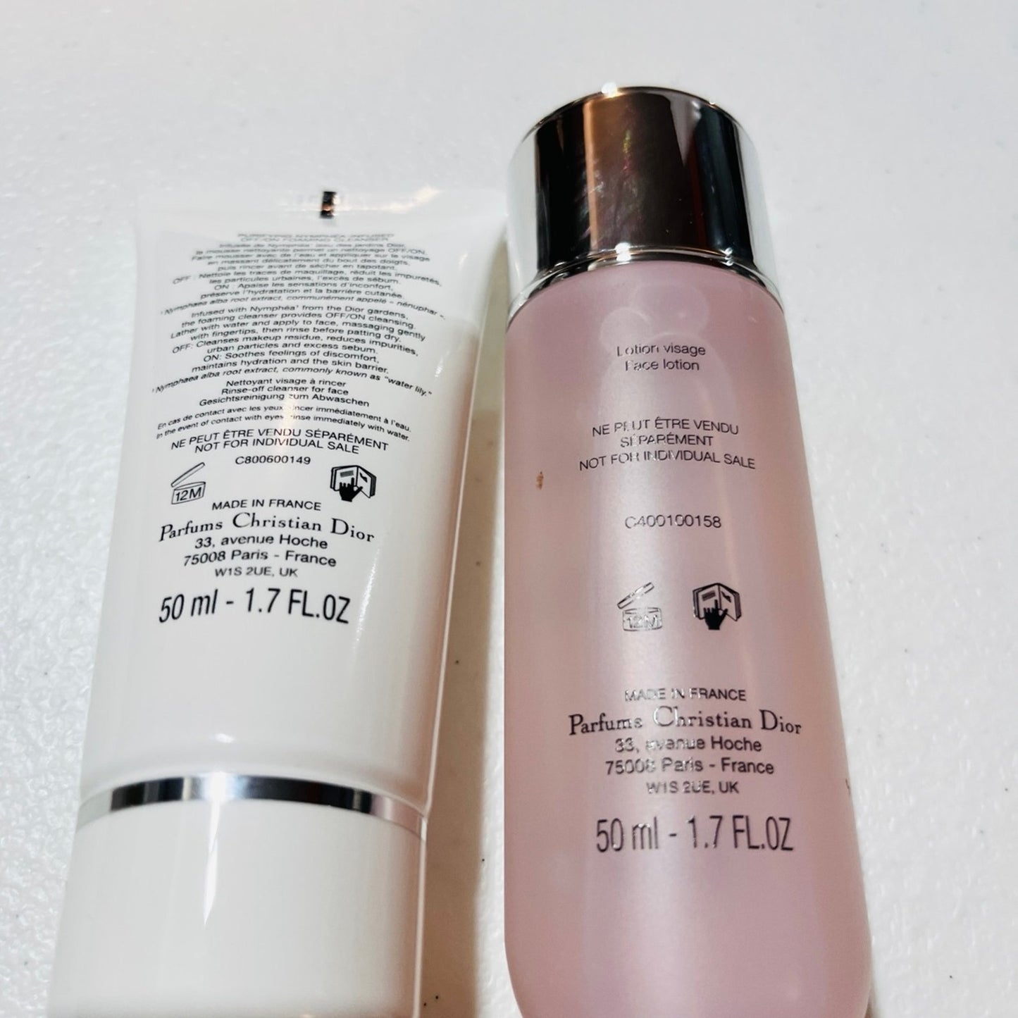 Dior ON OFF Cleanser + Essence Lotion