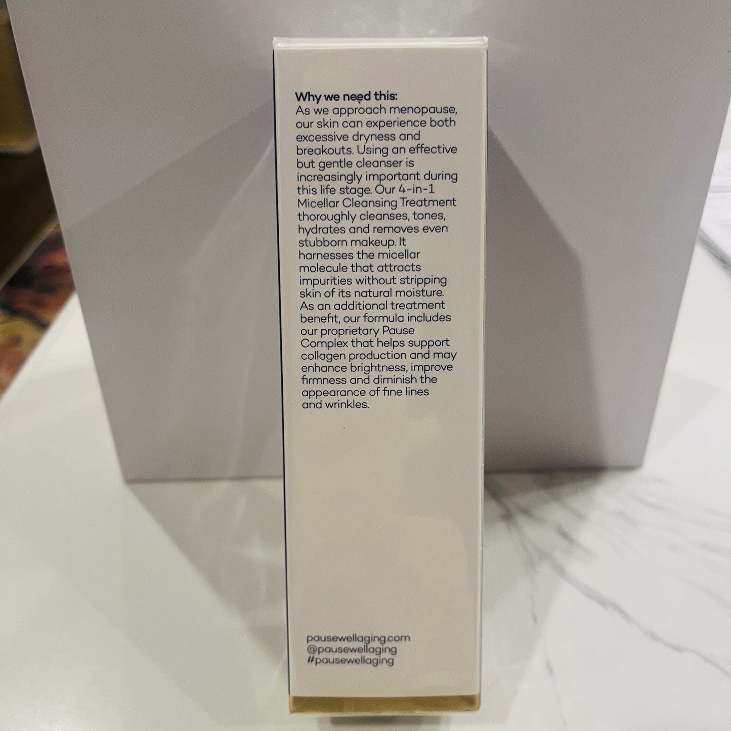 Pause Well Aging 4 in 1 Micellar Cleansing Treatment 6oz New Sealed