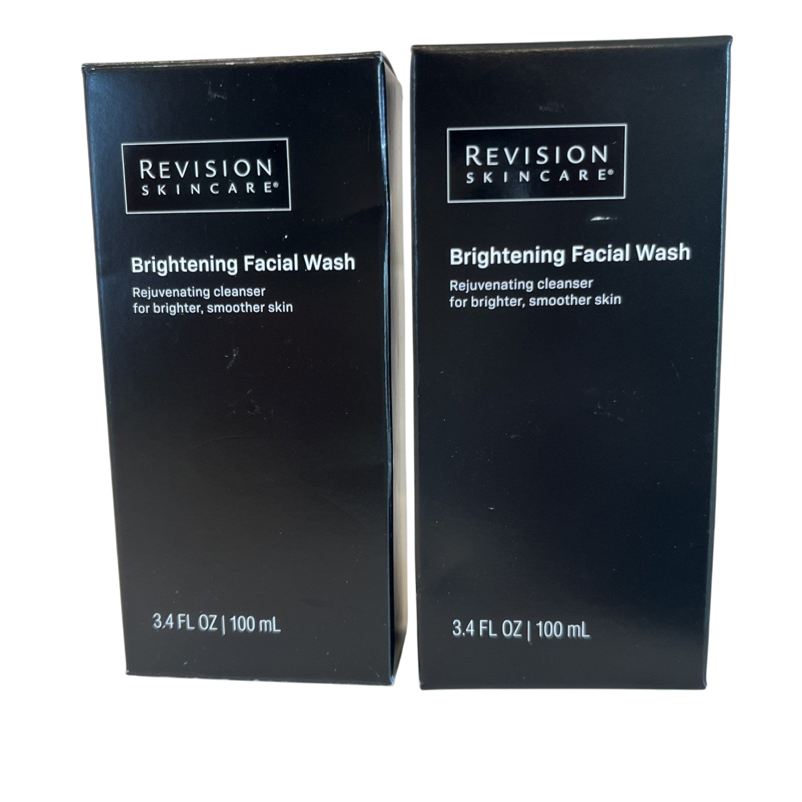 2 x Revision Brightening Facial Wash 3.4 oz 100 ml Facial Cleanser