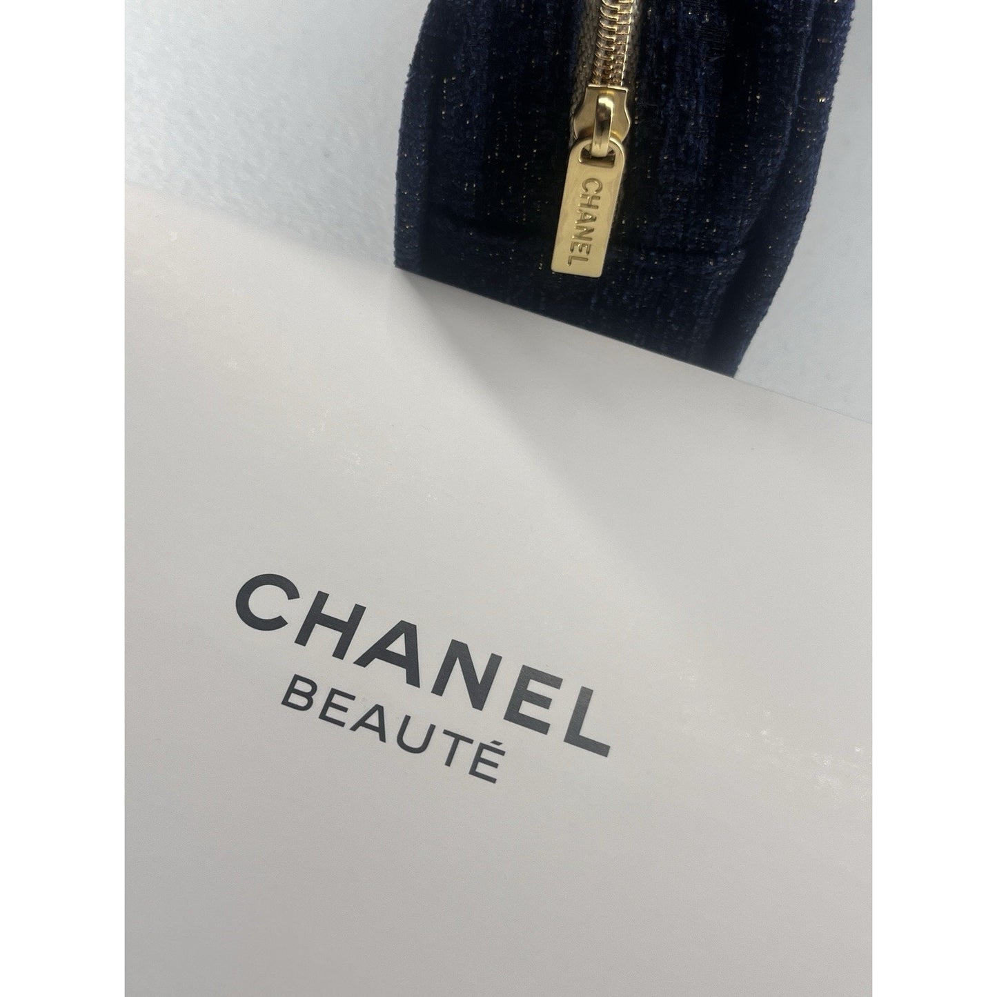 CHANEL Beauty Cosmetic Makeup Bag Pouch