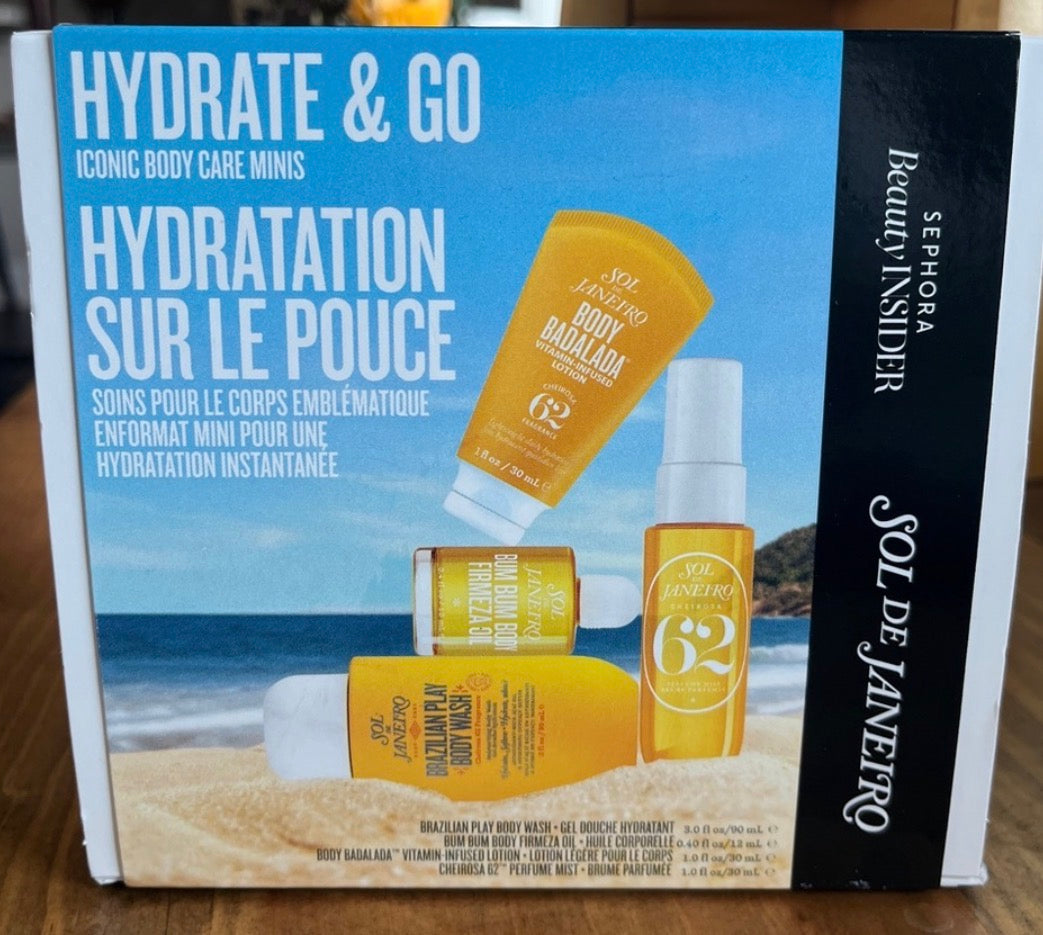 Sol de Janeiro Hydrate & Go Iconics 4Pc Set