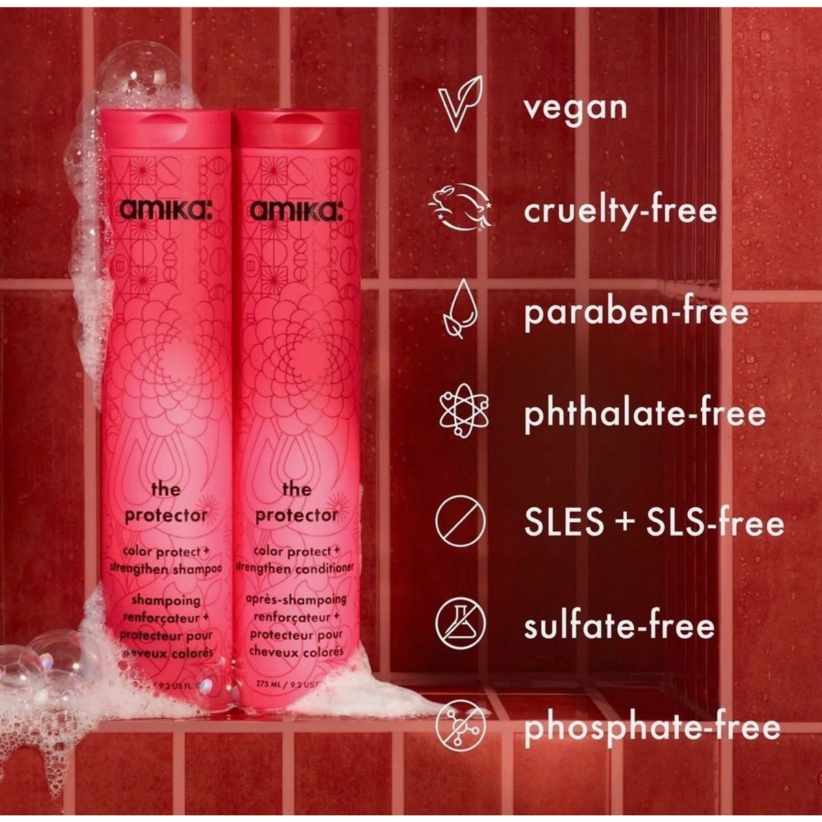 NEW! Amika The Protector Color Shampoo & Conditioner