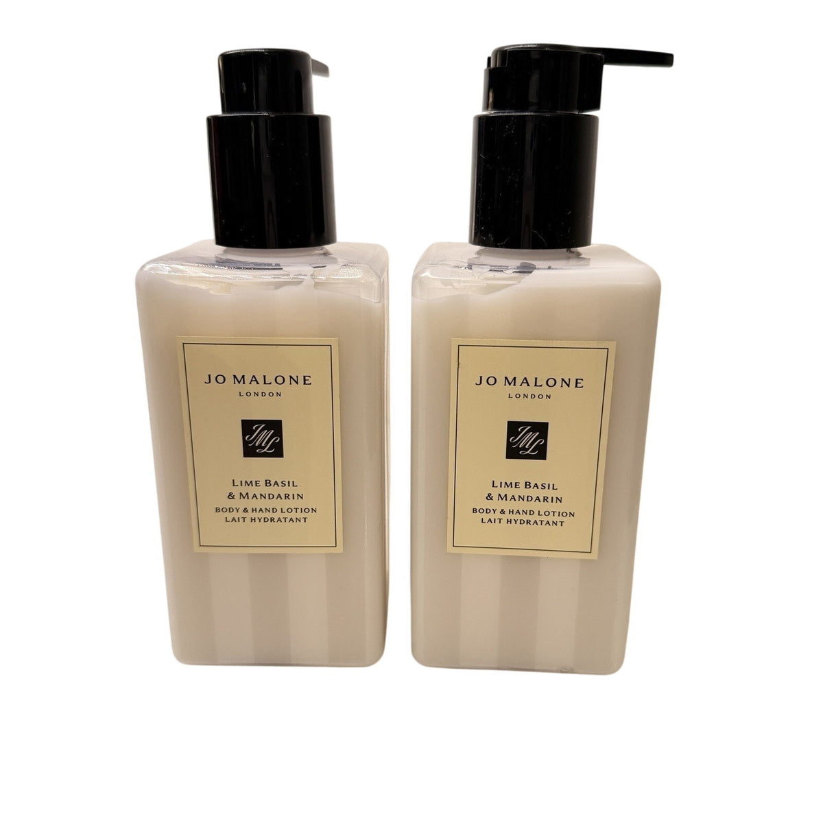 (2) Jo Malone Lime Basil & Mandarin Lotion