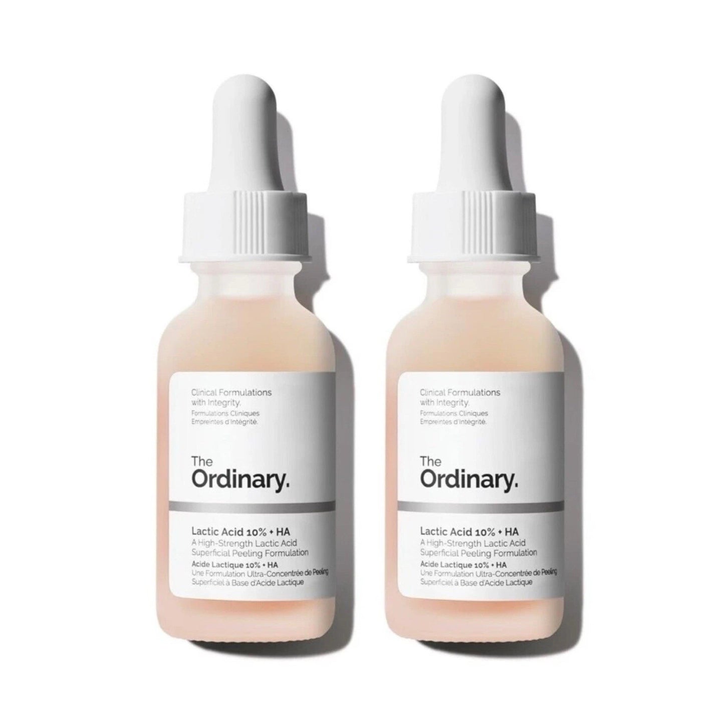 2 PACK The Ordinary Lactic Acid 5%+ HA Exfoliating Serum