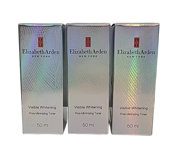 3 Elizabeth Arden Visible Whitening Pore Minimizing Toner 1.69oz NEW