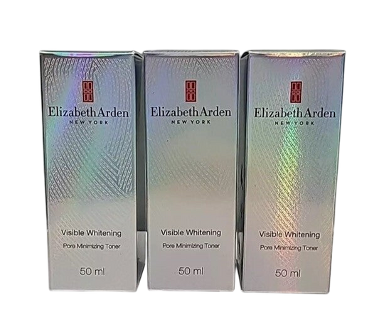 3 Elizabeth Arden Visible Whitening Pore Minimizing Toner 1.69oz NEW